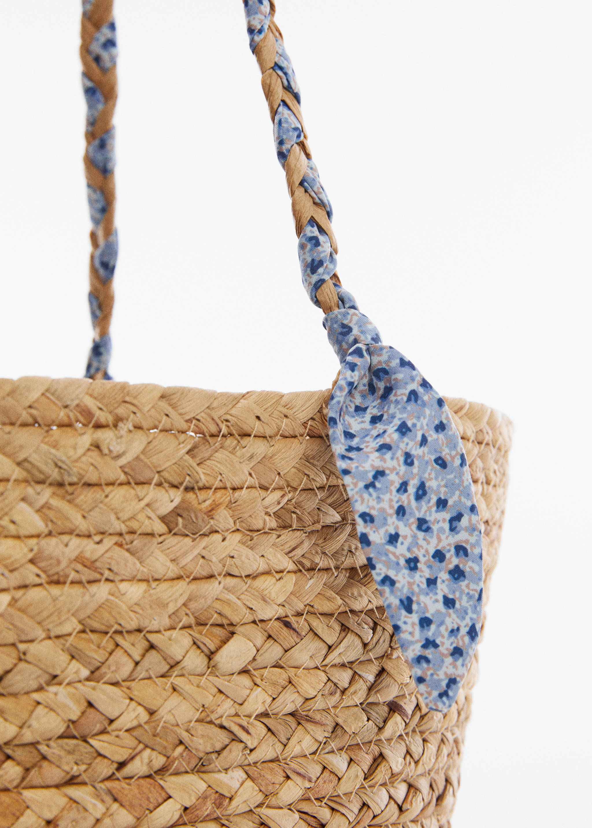 Соломенная сумка-торба - Деталь изделия 1