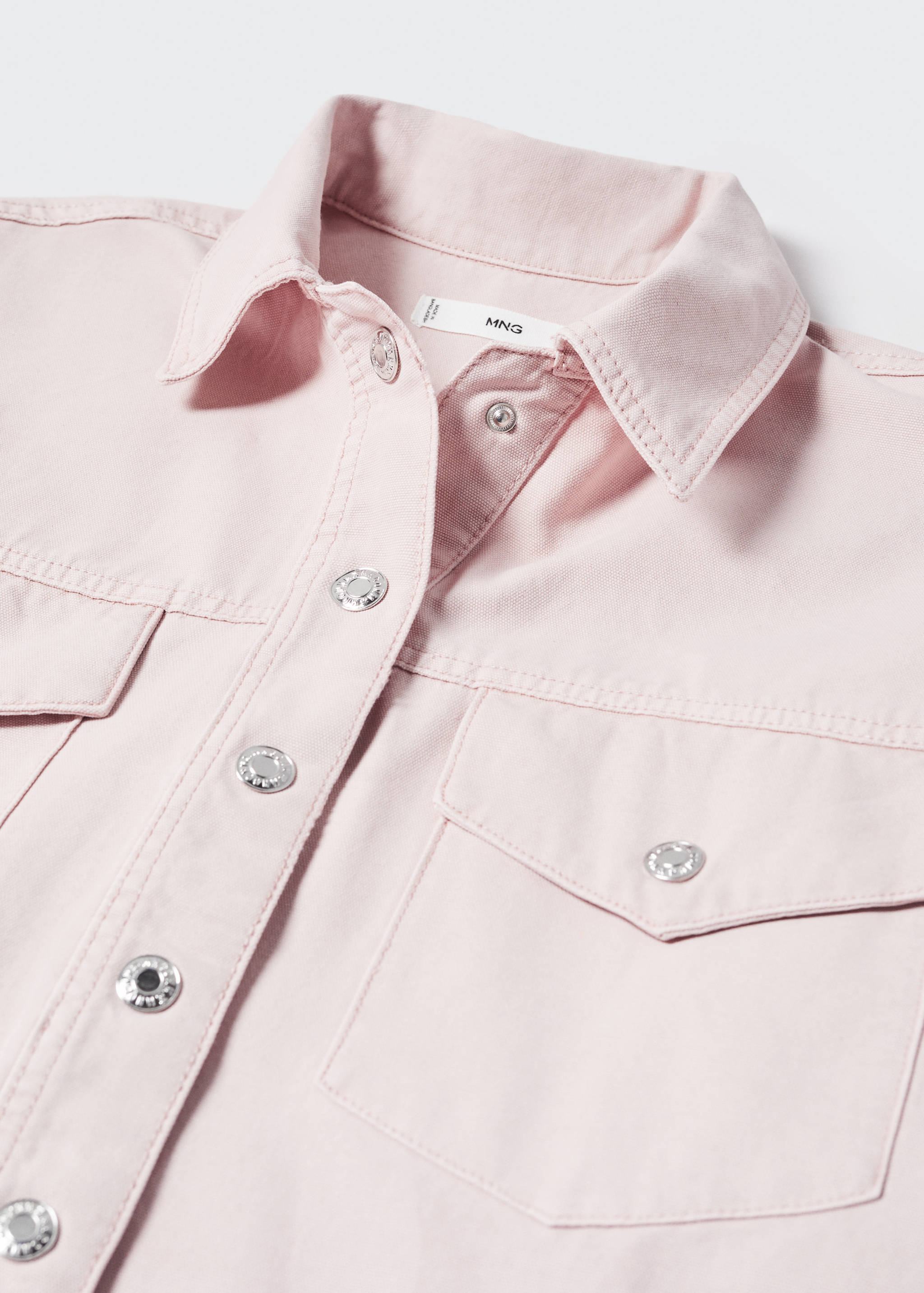 Pocket denim overshirt - Details of the article 8