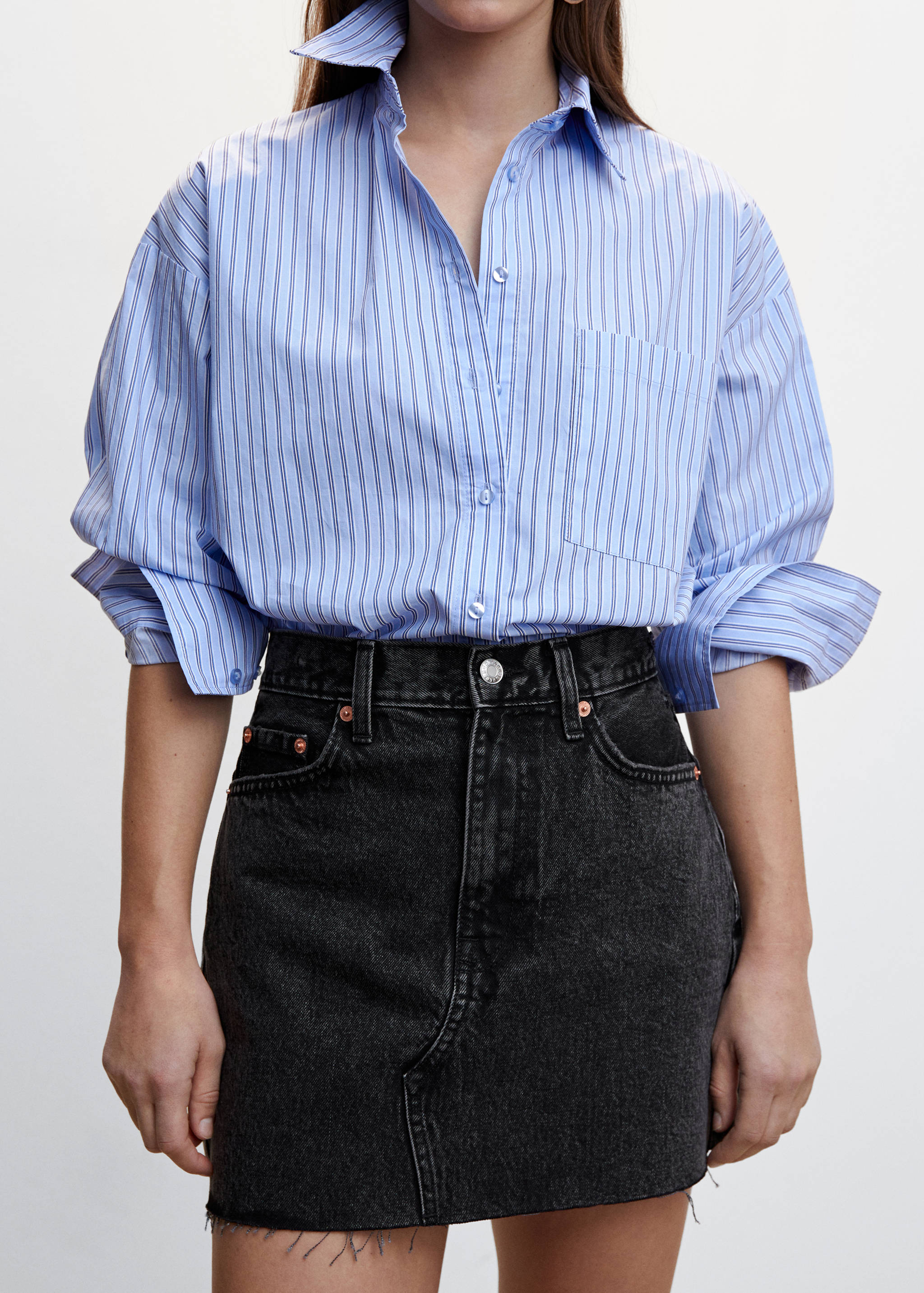 Мини-юбка из денима - Деталь изделия 6