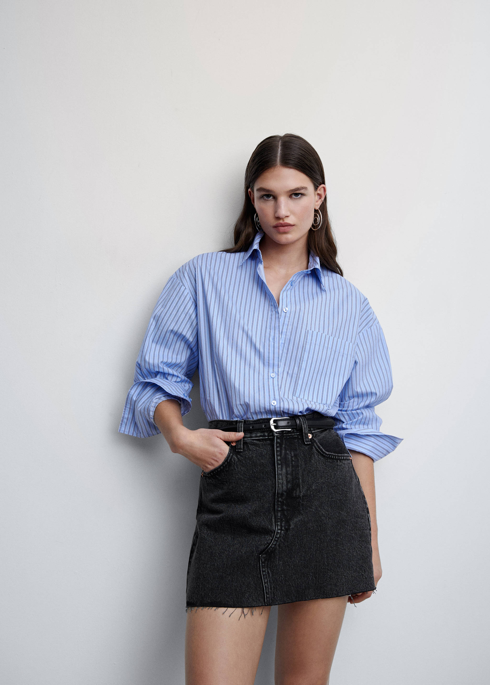 Мини-юбка из денима - Деталь изделия 2