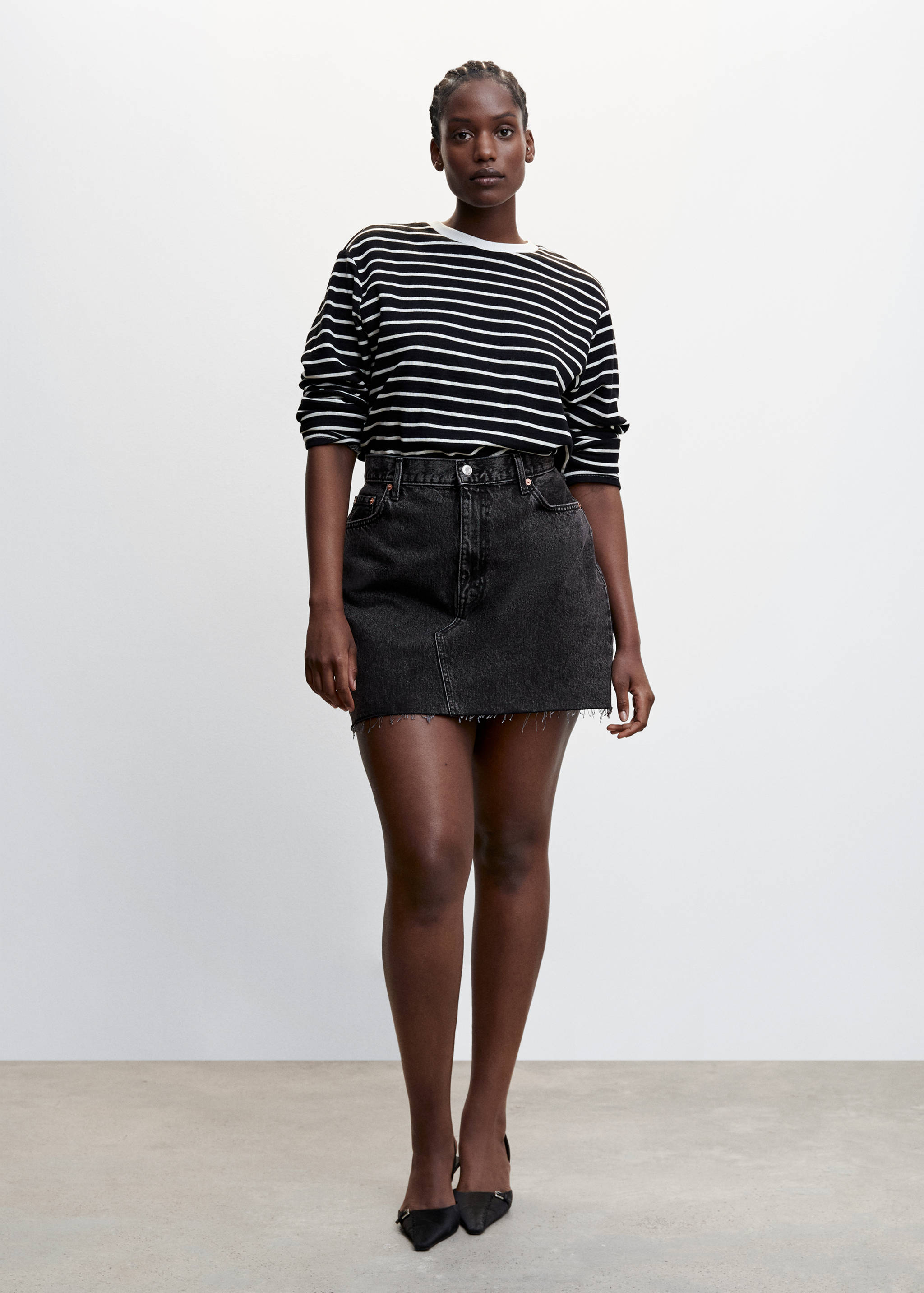 Мини-юбка из денима - Деталь изделия 3