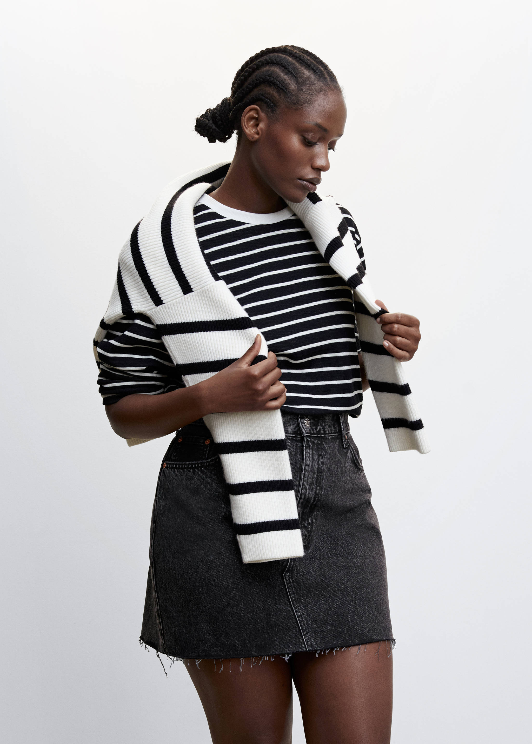 Мини-юбка из денима - Деталь изделия 5