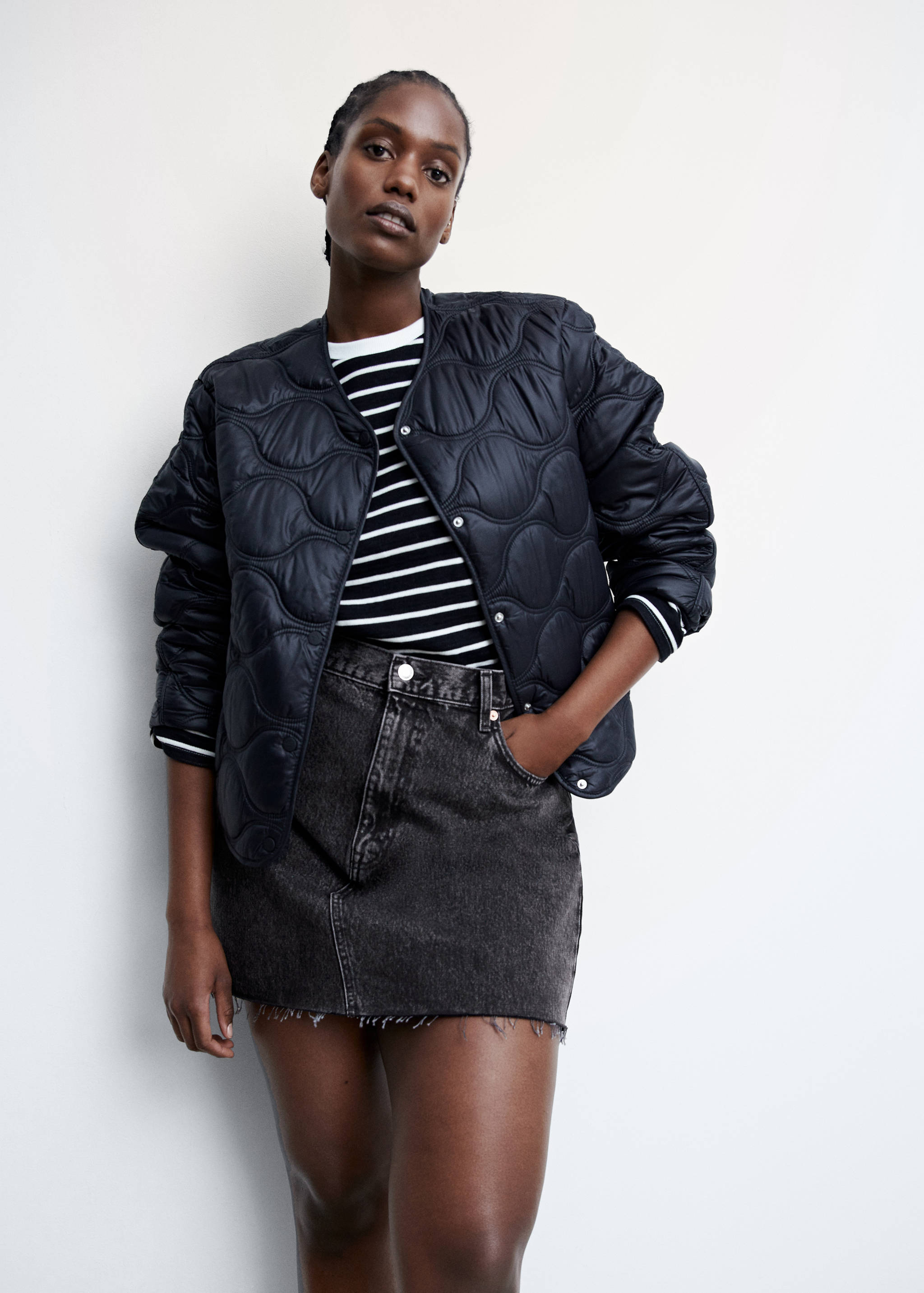 Мини-юбка из денима - Деталь изделия 4