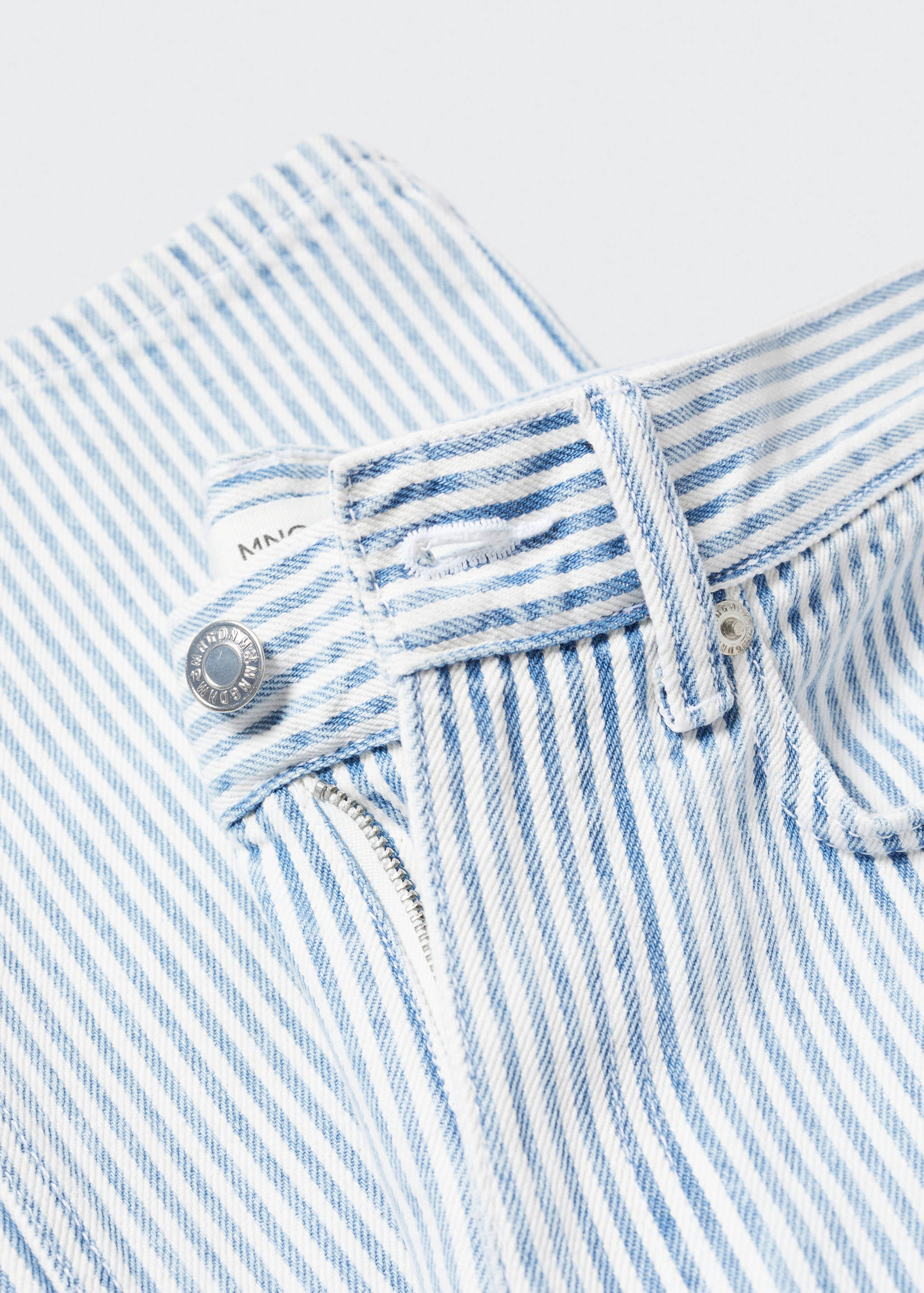 Straight striped jeans - Details of the article 8
