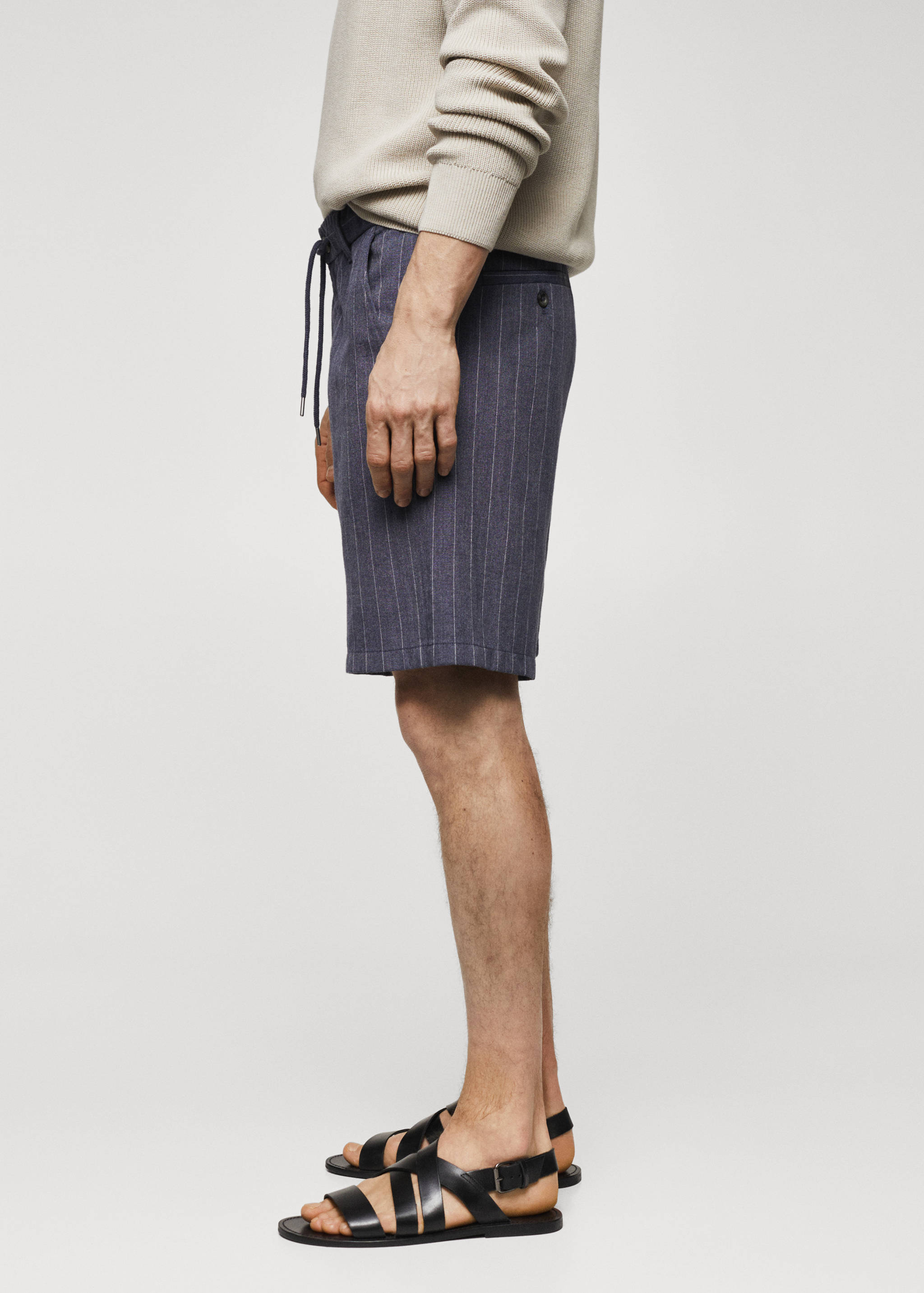 Bermuda regular fit fines rayures - Détail de l'article 4