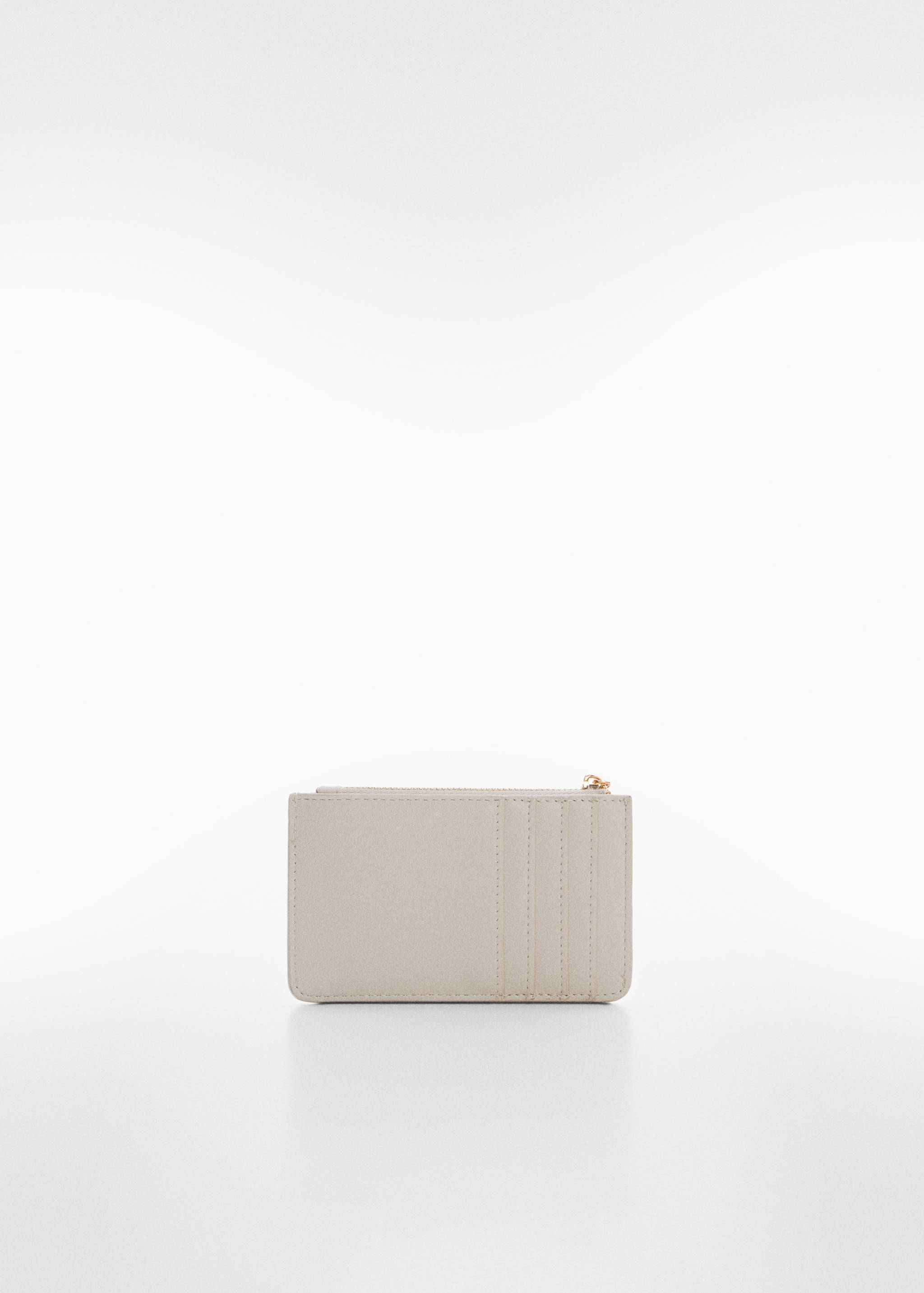 Card holder with button and logo - Medium plane