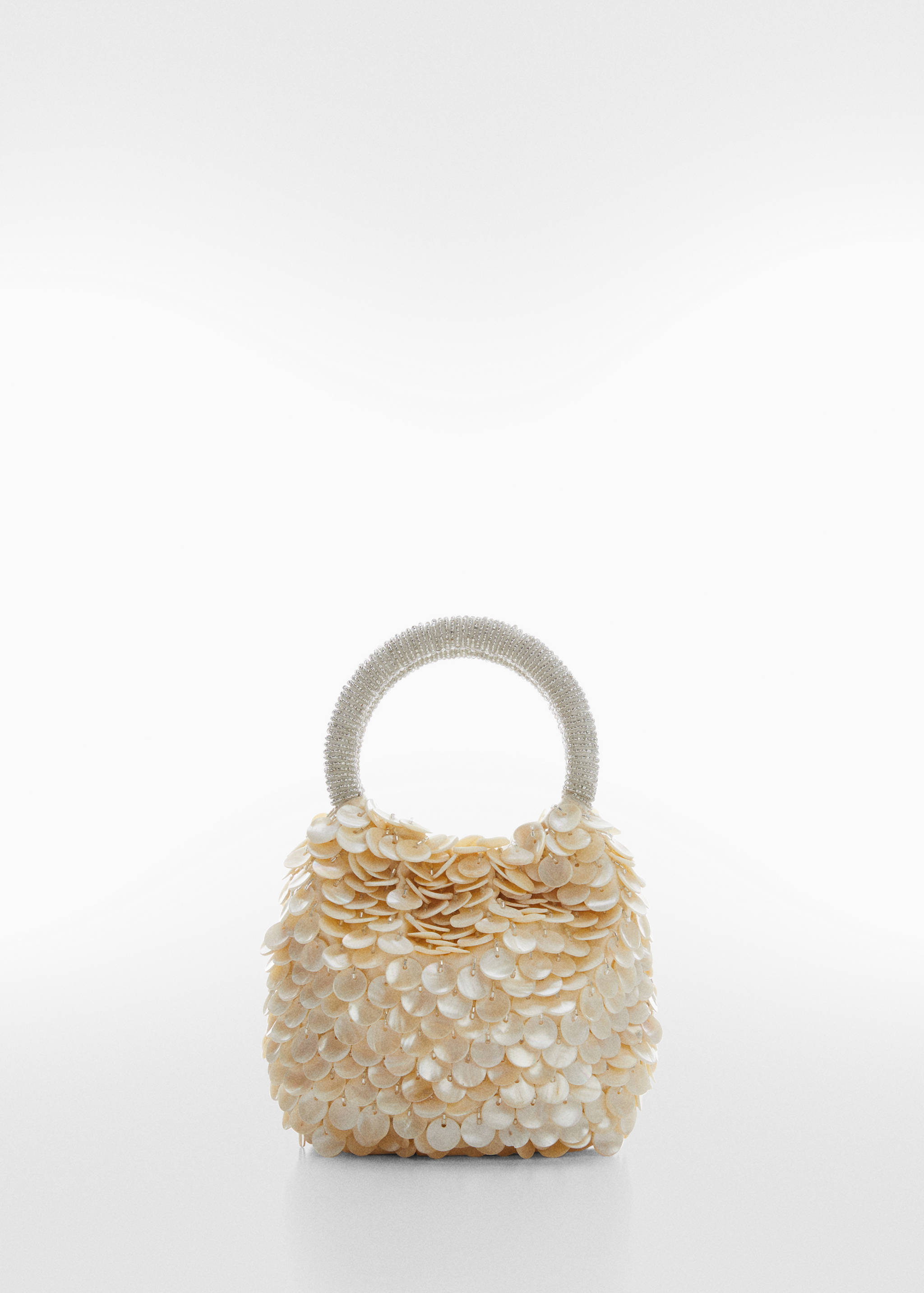 Mini mother-of-pearl bead bag  - Article without model