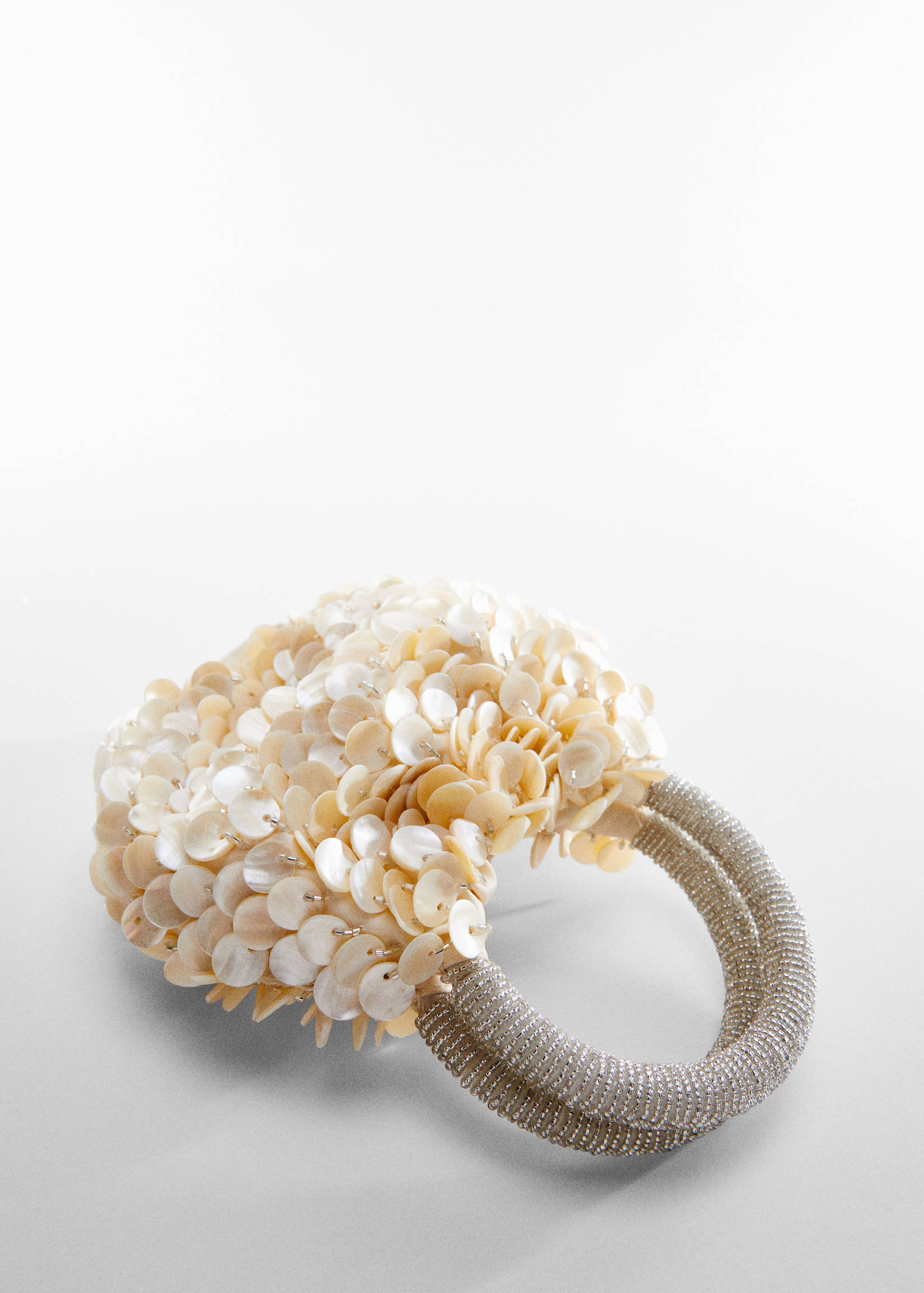 Mini mother-of-pearl bead bag  - Details of the article 5