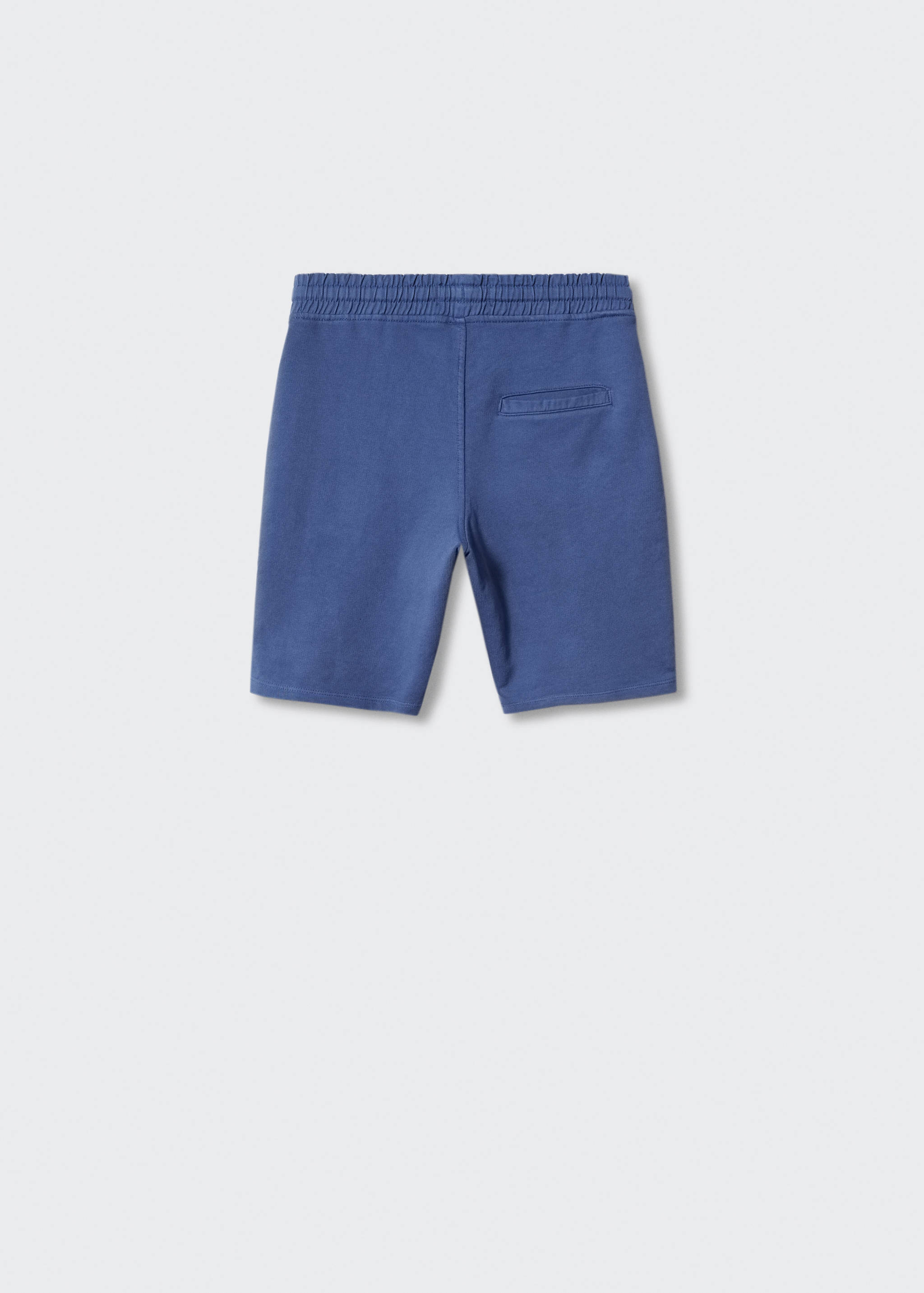 Cotton shorts with elastic waist - Reverse of the article
