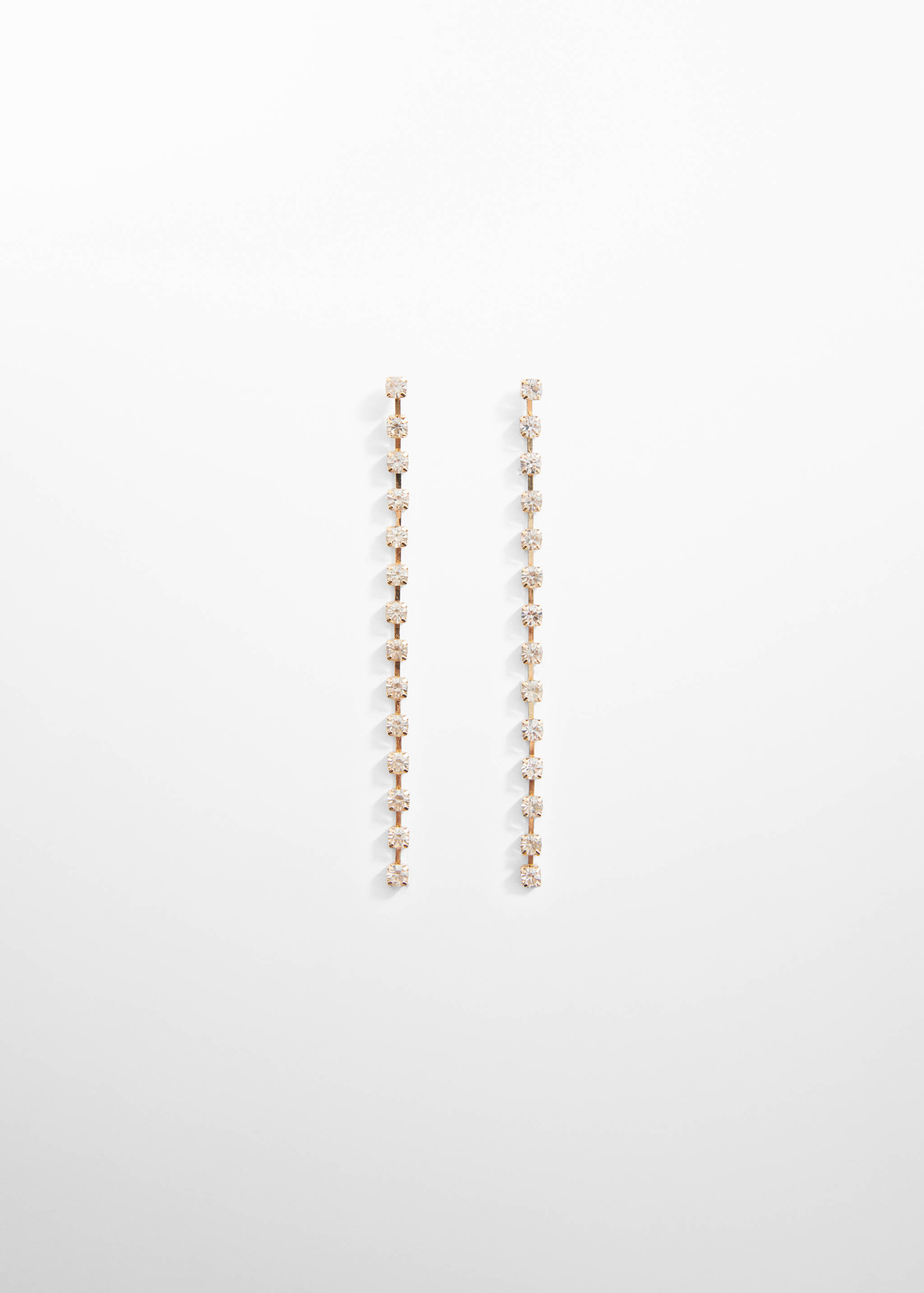 Long crystal earrings  - Article without model