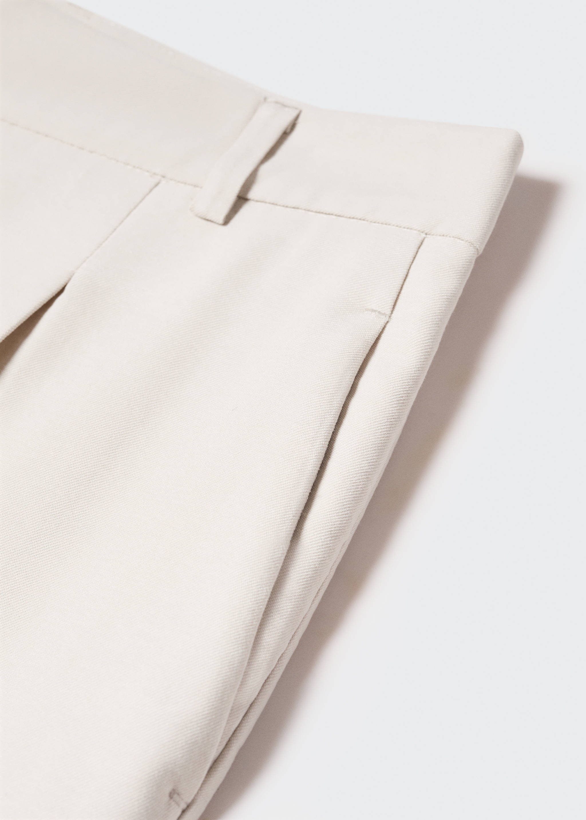Straight-fit pleated trousers - Details of the article 8