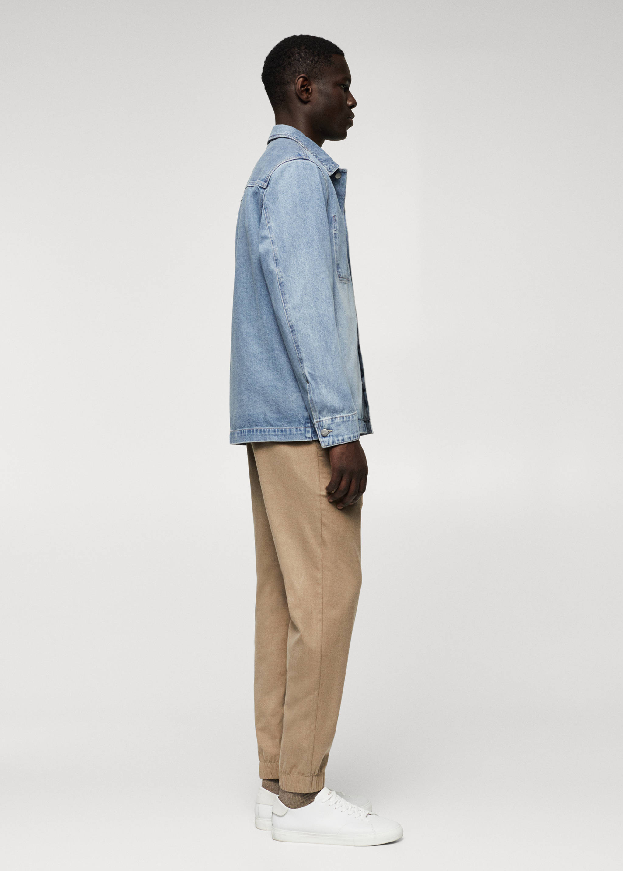 Pocket denim overshirt - Details of the article 6