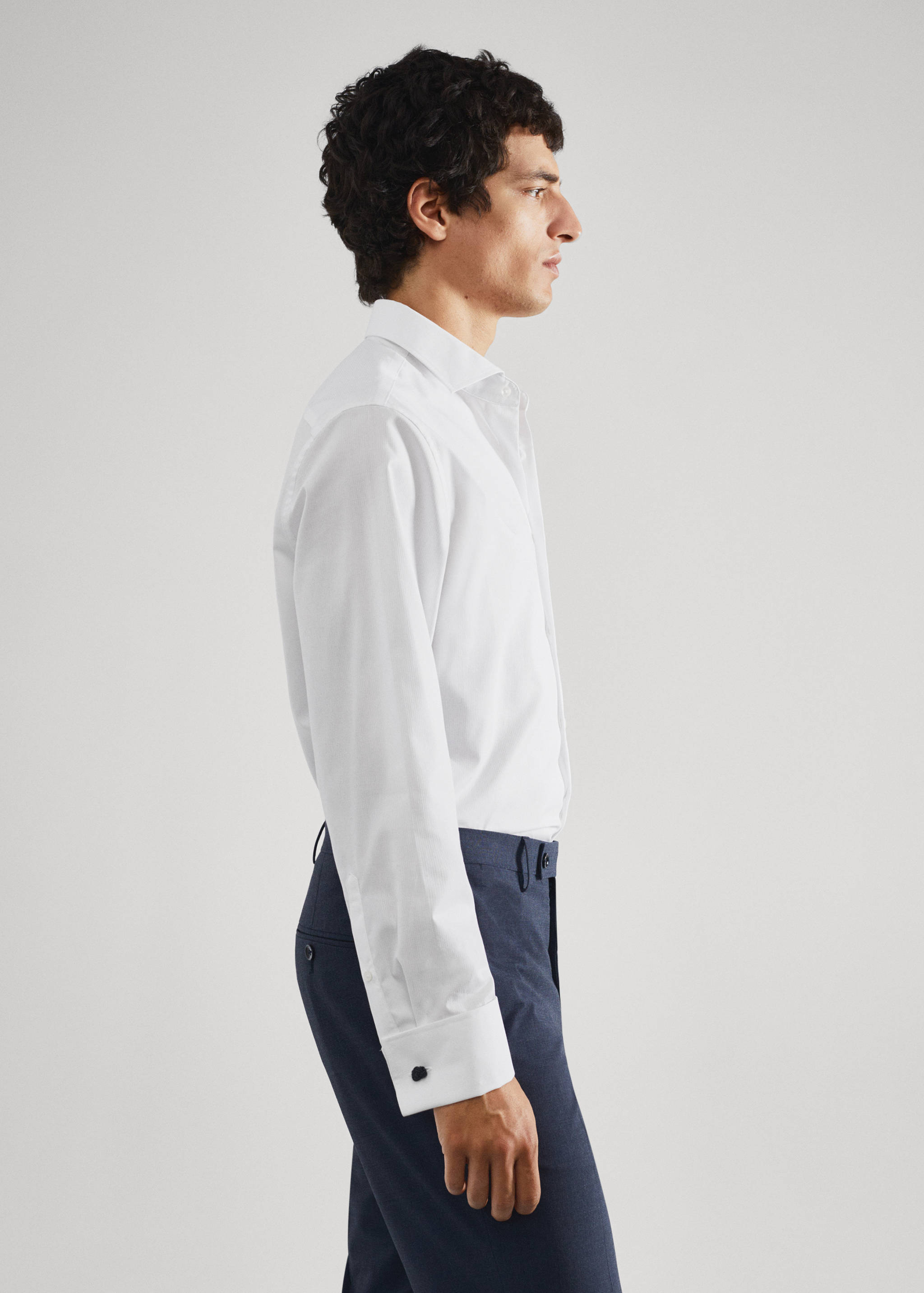 Chemise costume regular fit boutons de manchette - Détail de l'article 1