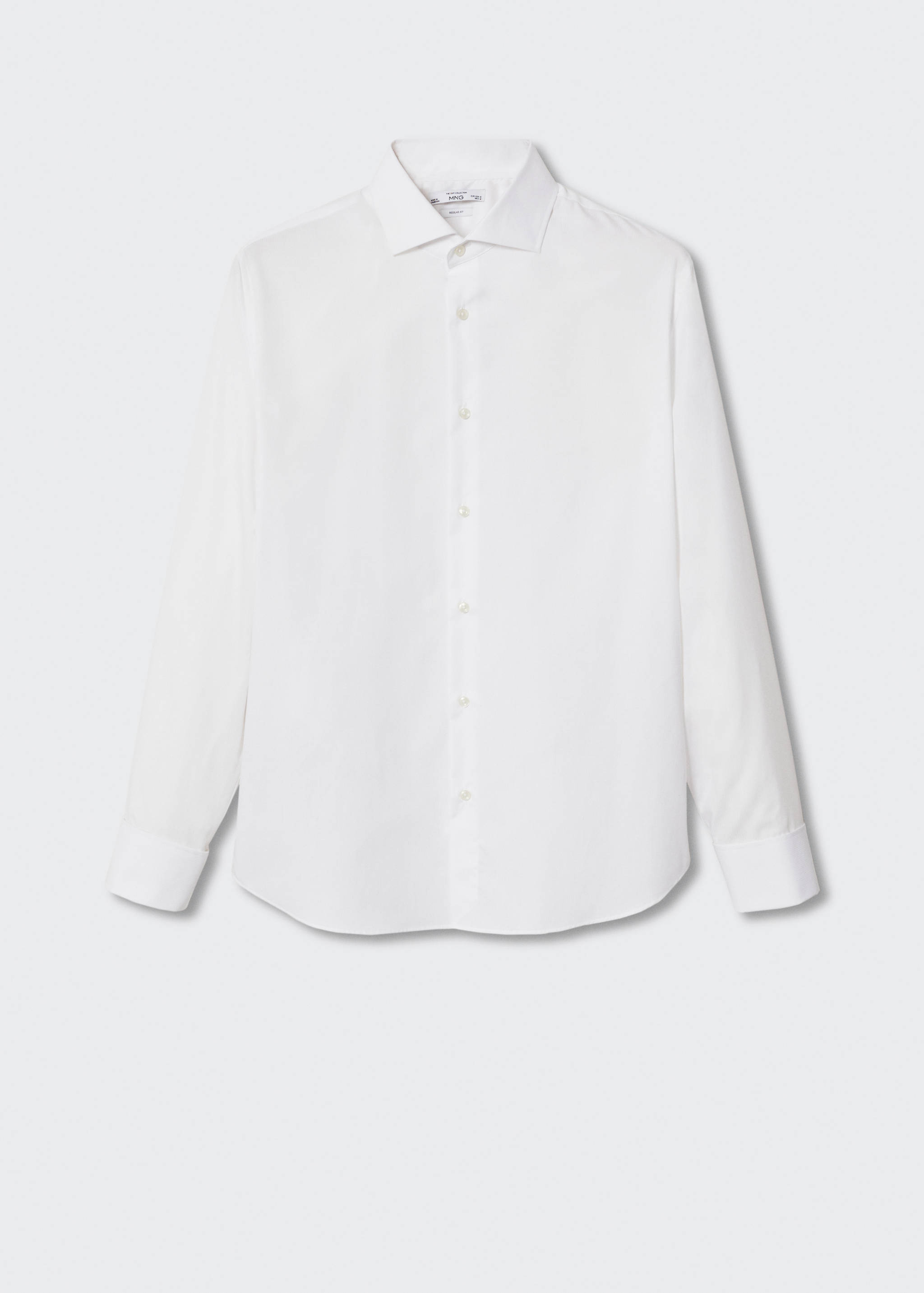 Chemise costume regular fit boutons de manchette - Article sans modèle