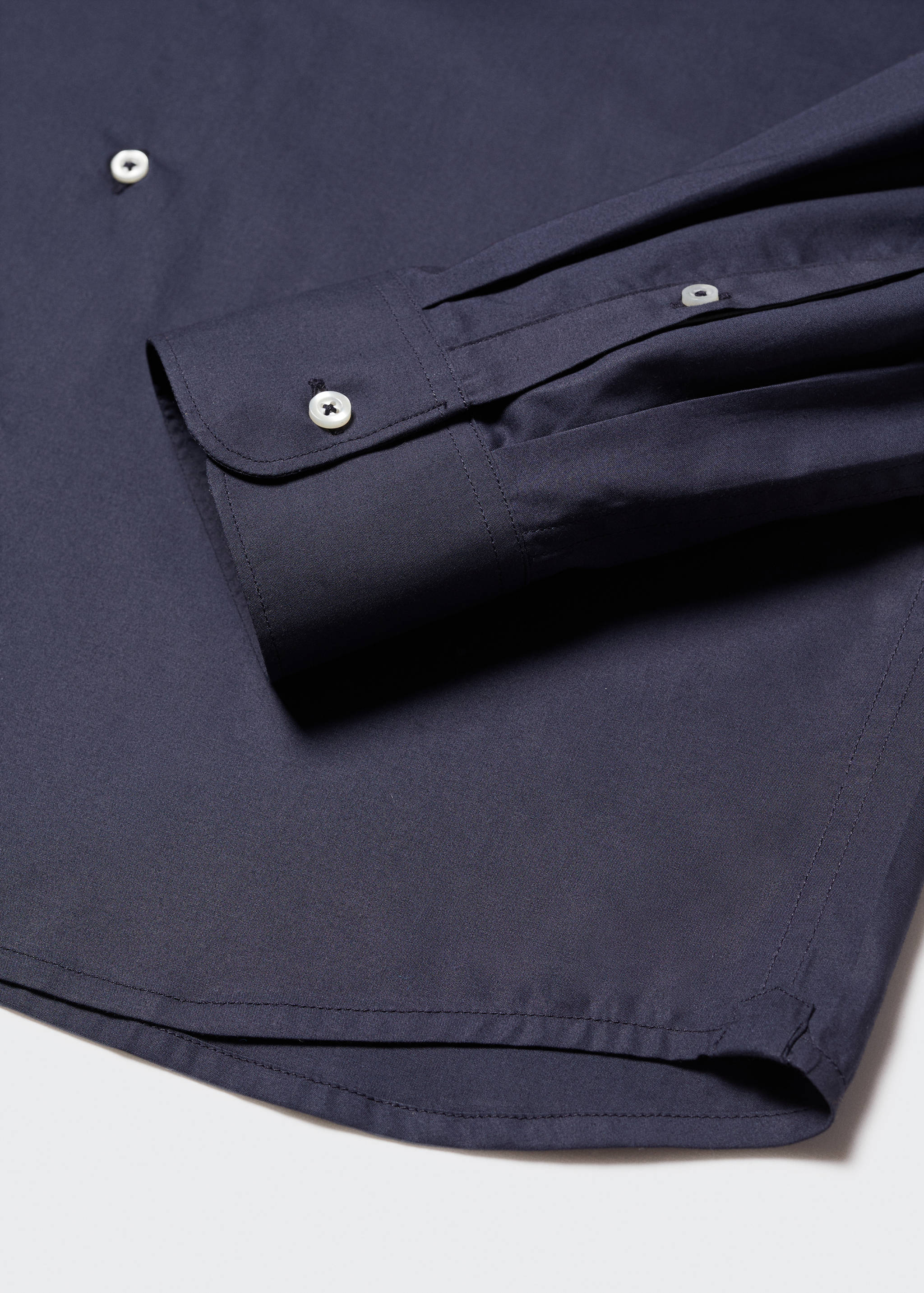 Slim fit stretch cotton shirt - Details of the article 8