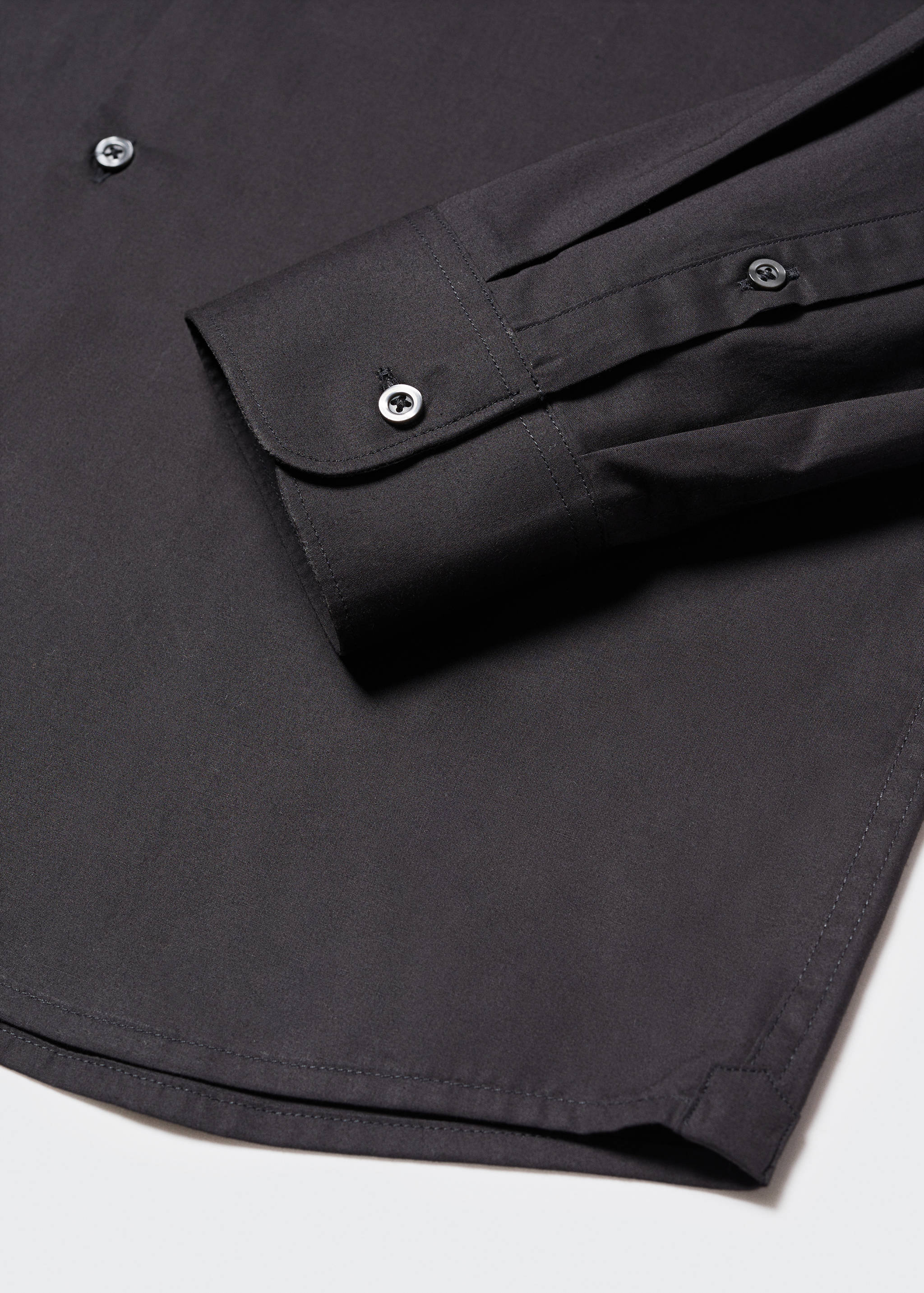Slim fit stretch cotton shirt - Details of the article 8