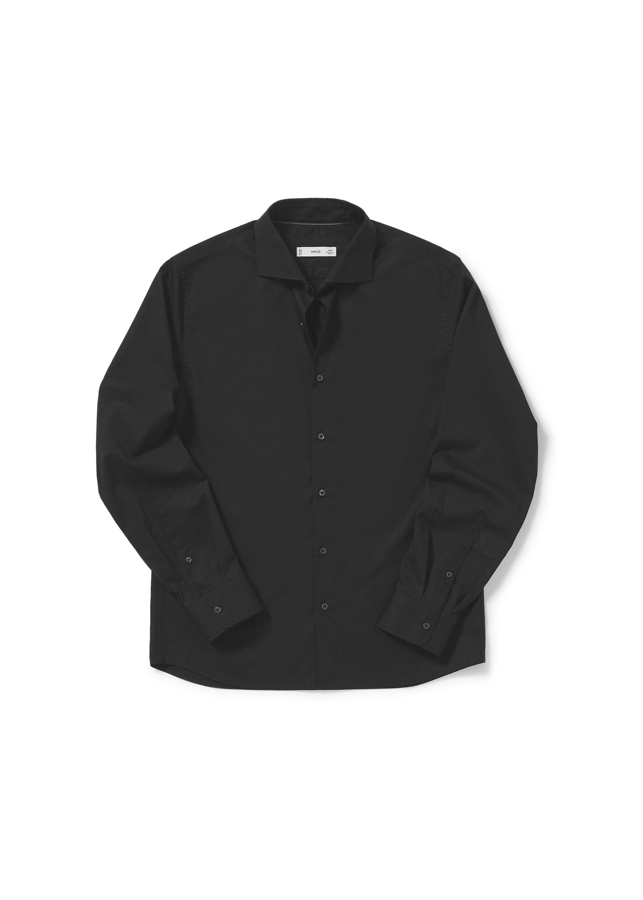 Slim fit stretch cotton shirt - Details of the article 9
