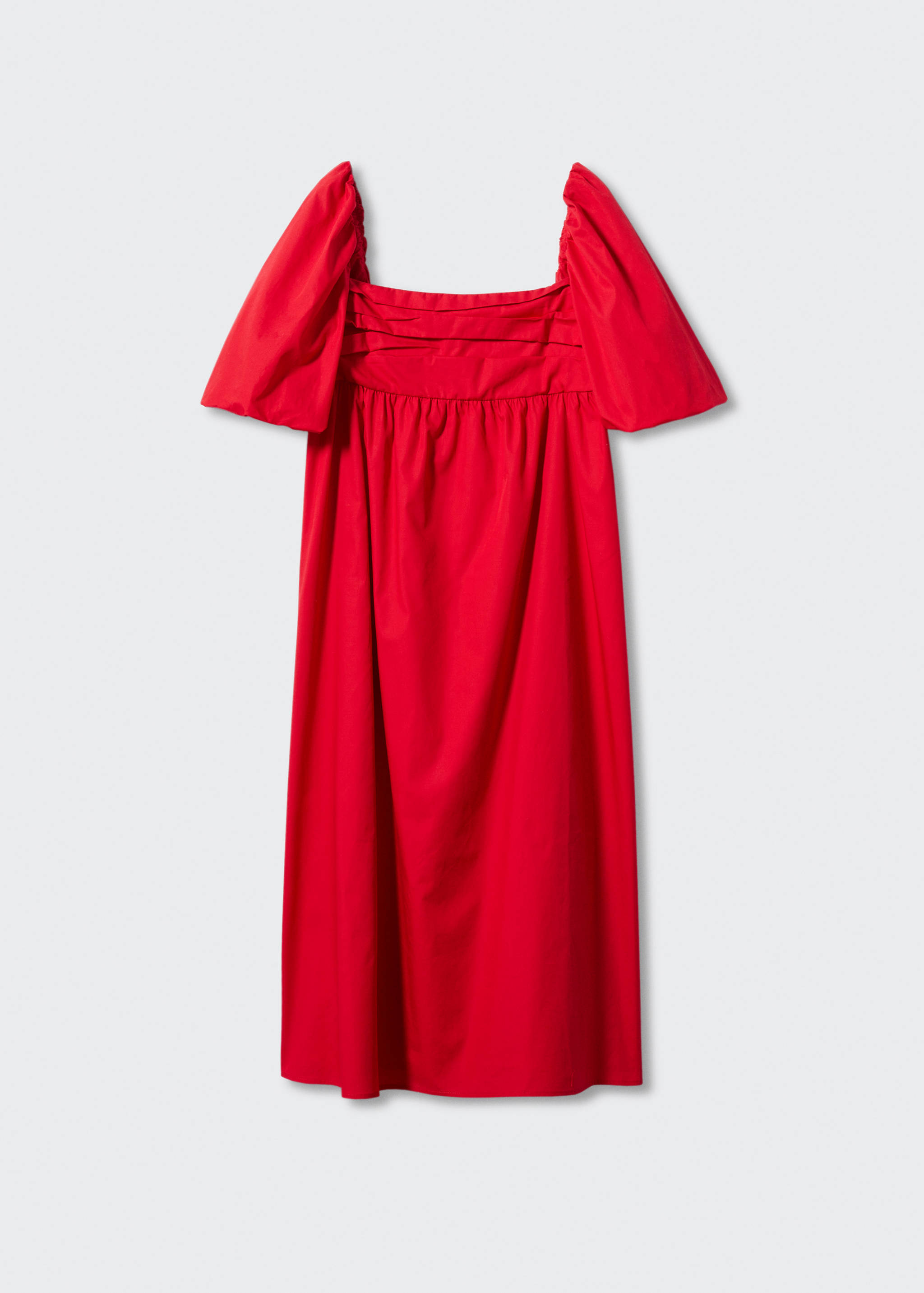 Robe coton manches bouffantes - Article sans modèle