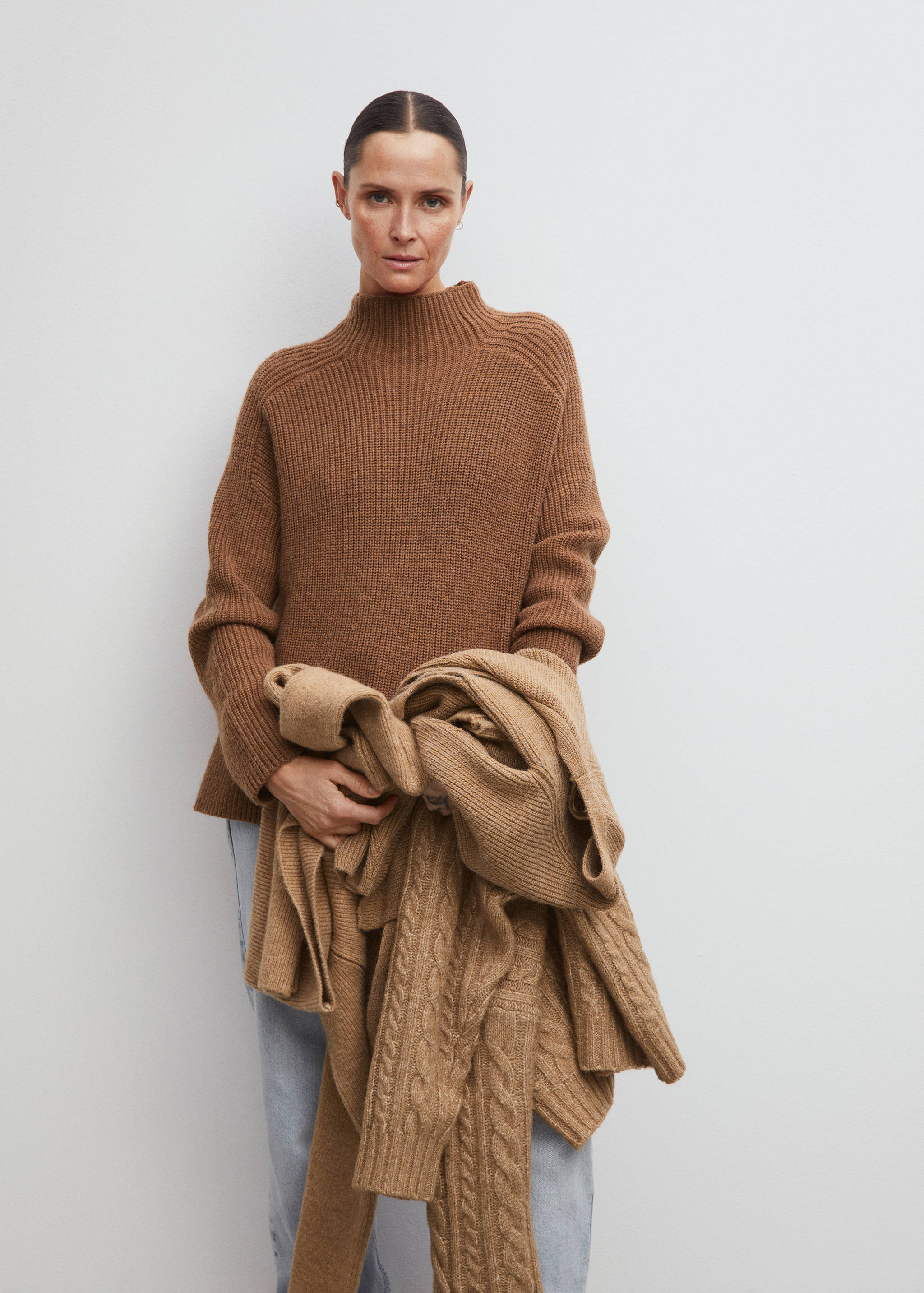 Perkins-neck rib-knit  sweater - Details of the article 7