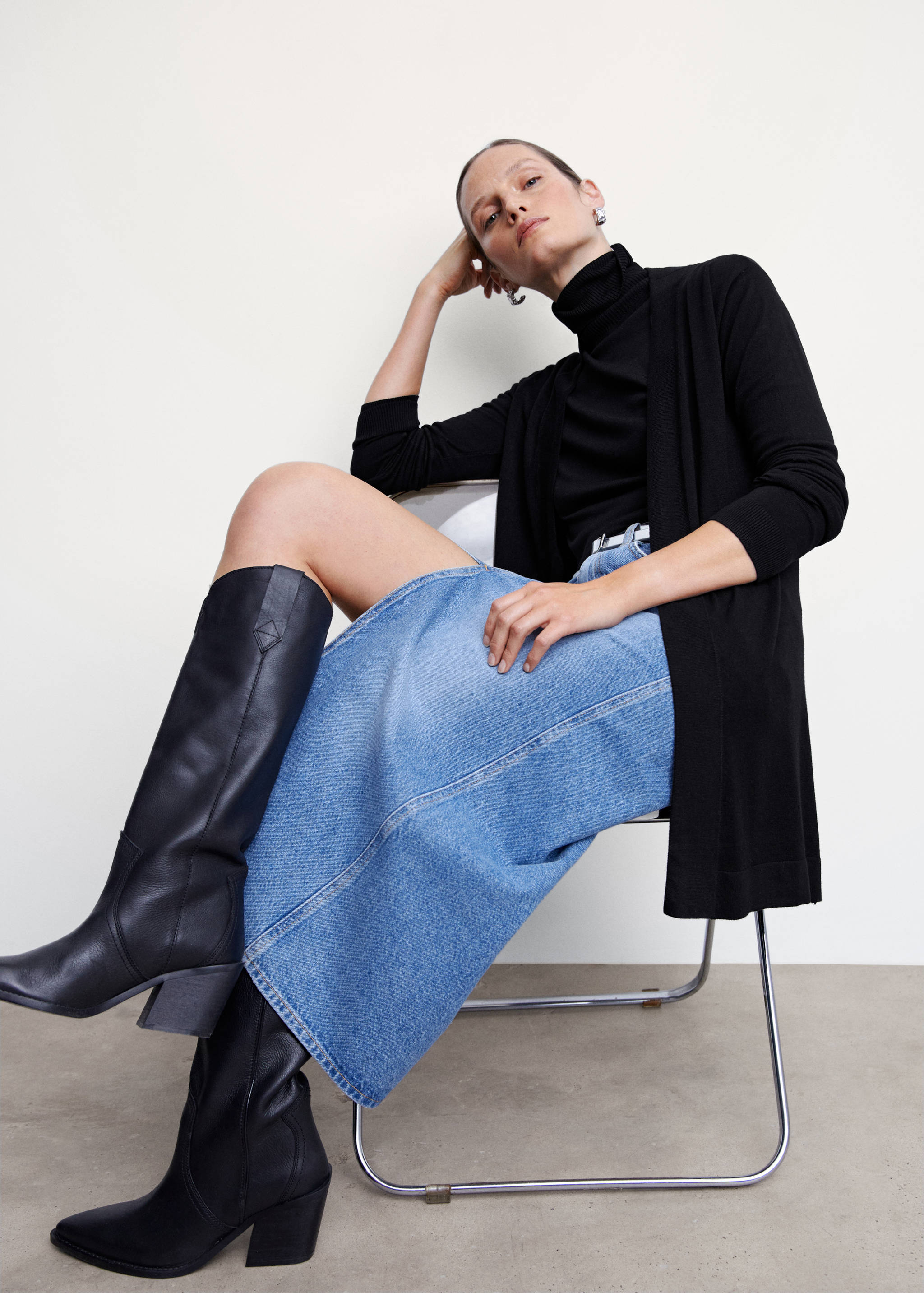 Кардиган из тонкого трикотажа - Деталь изделия 1