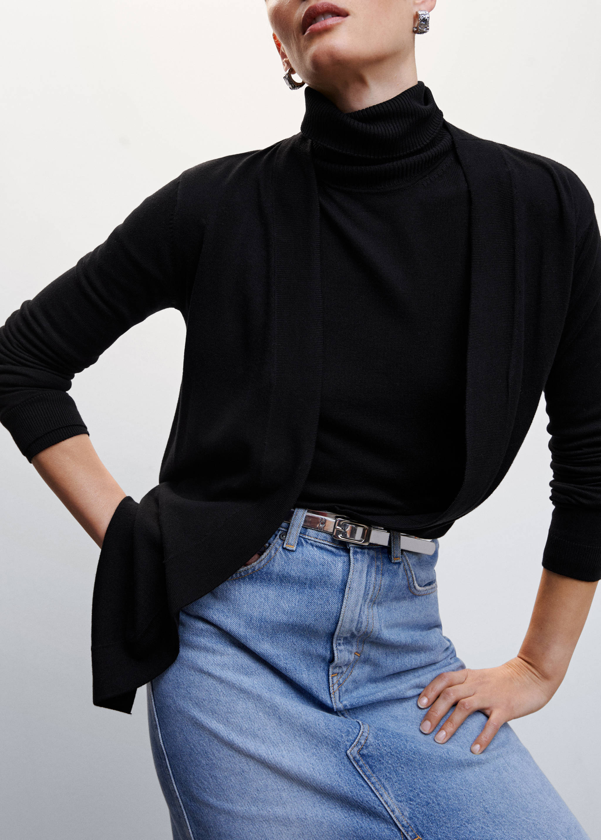 Кардиган из тонкого трикотажа - Деталь изделия 2