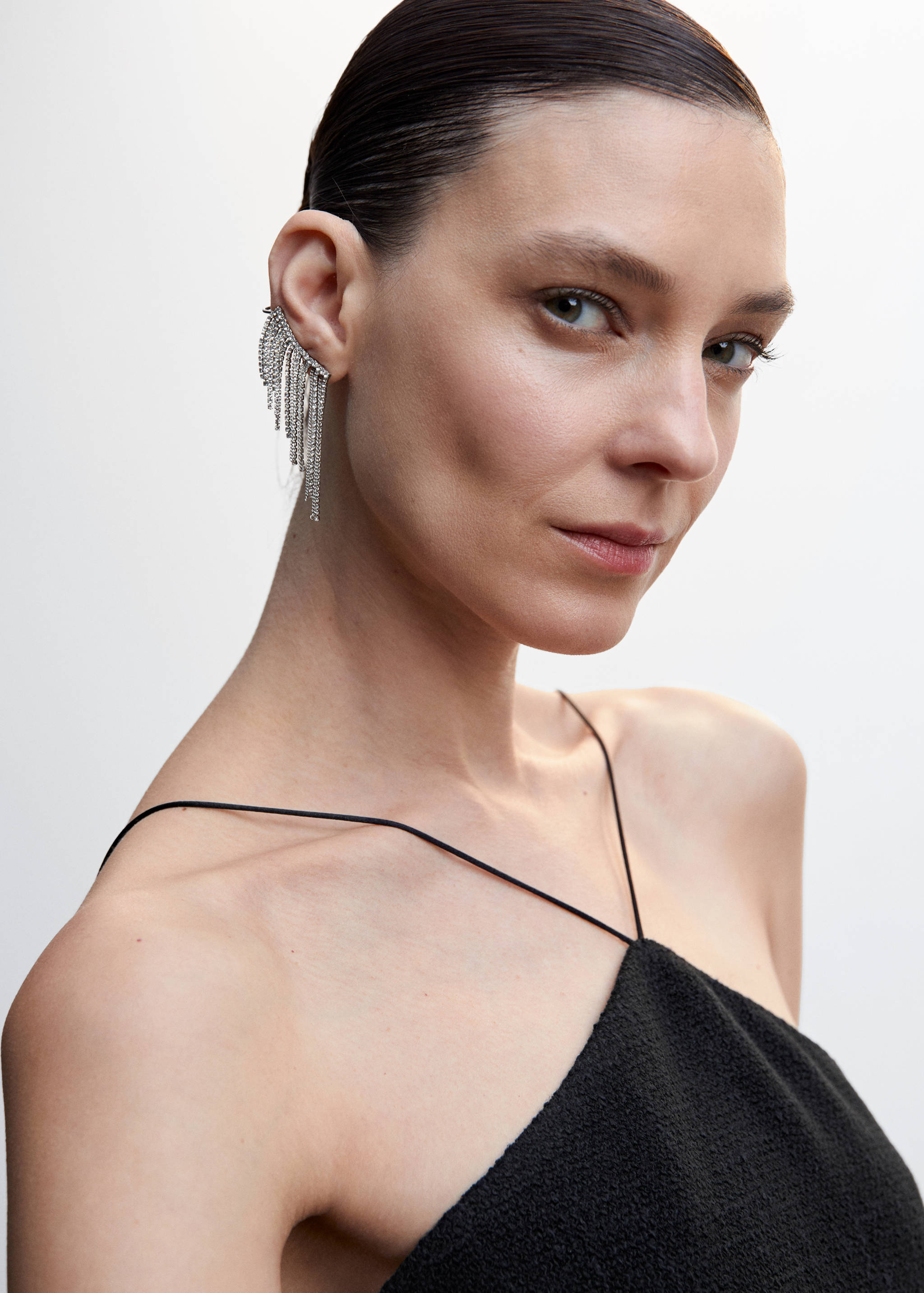 Feather-detail dress - Details of the article 1