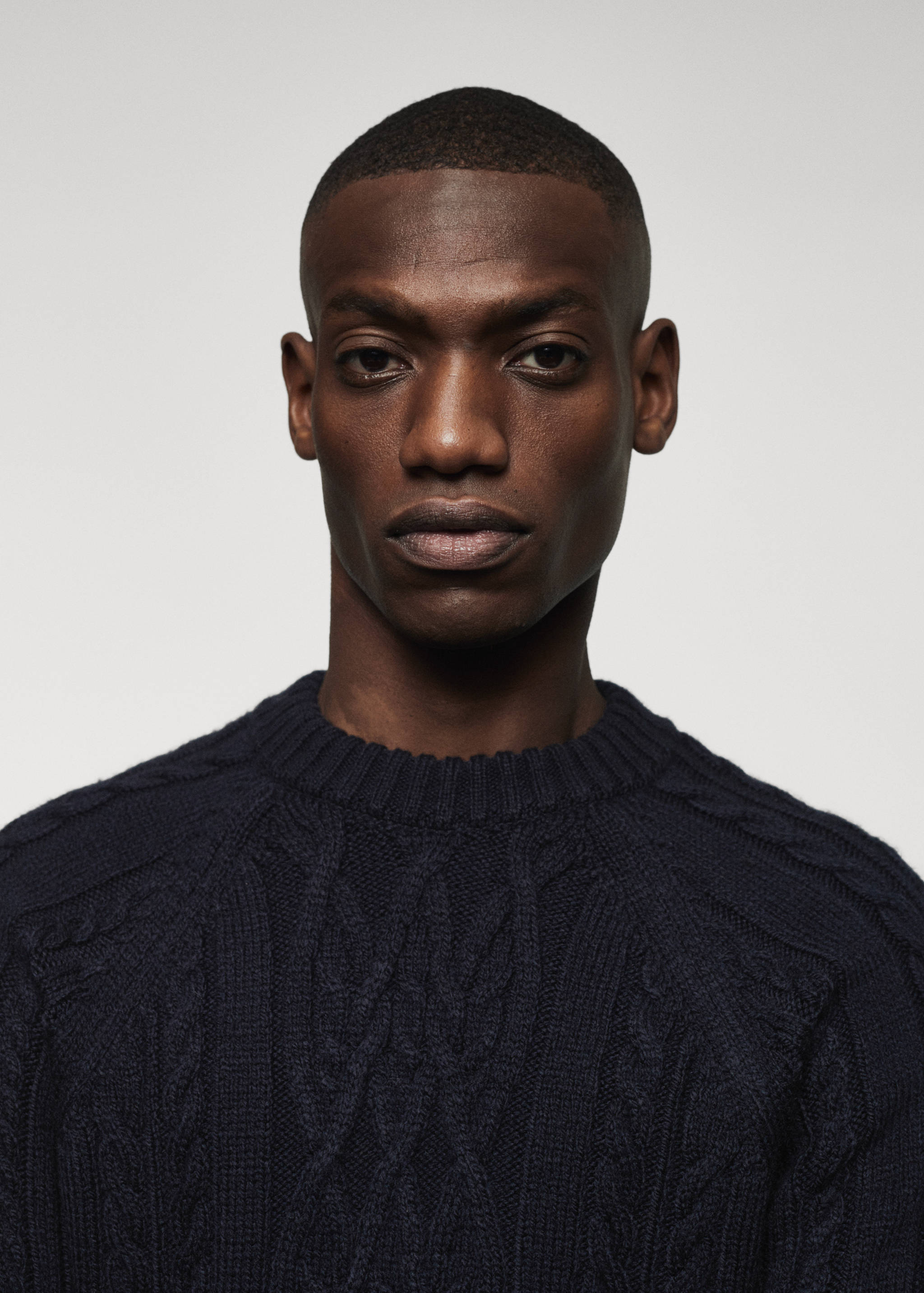 Knitted braided sweater - Details of the article 1