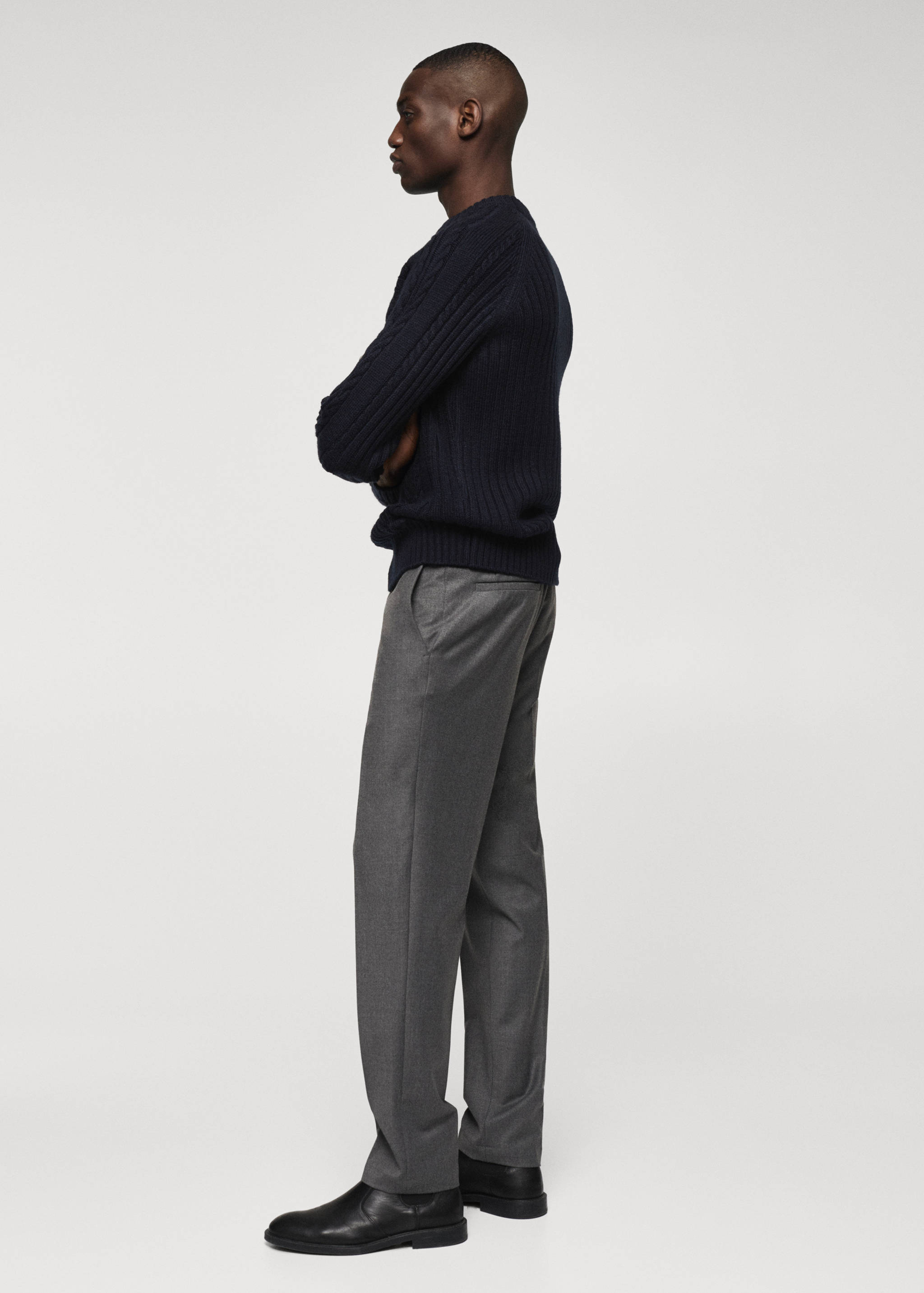 Knitted braided sweater - Details of the article 6