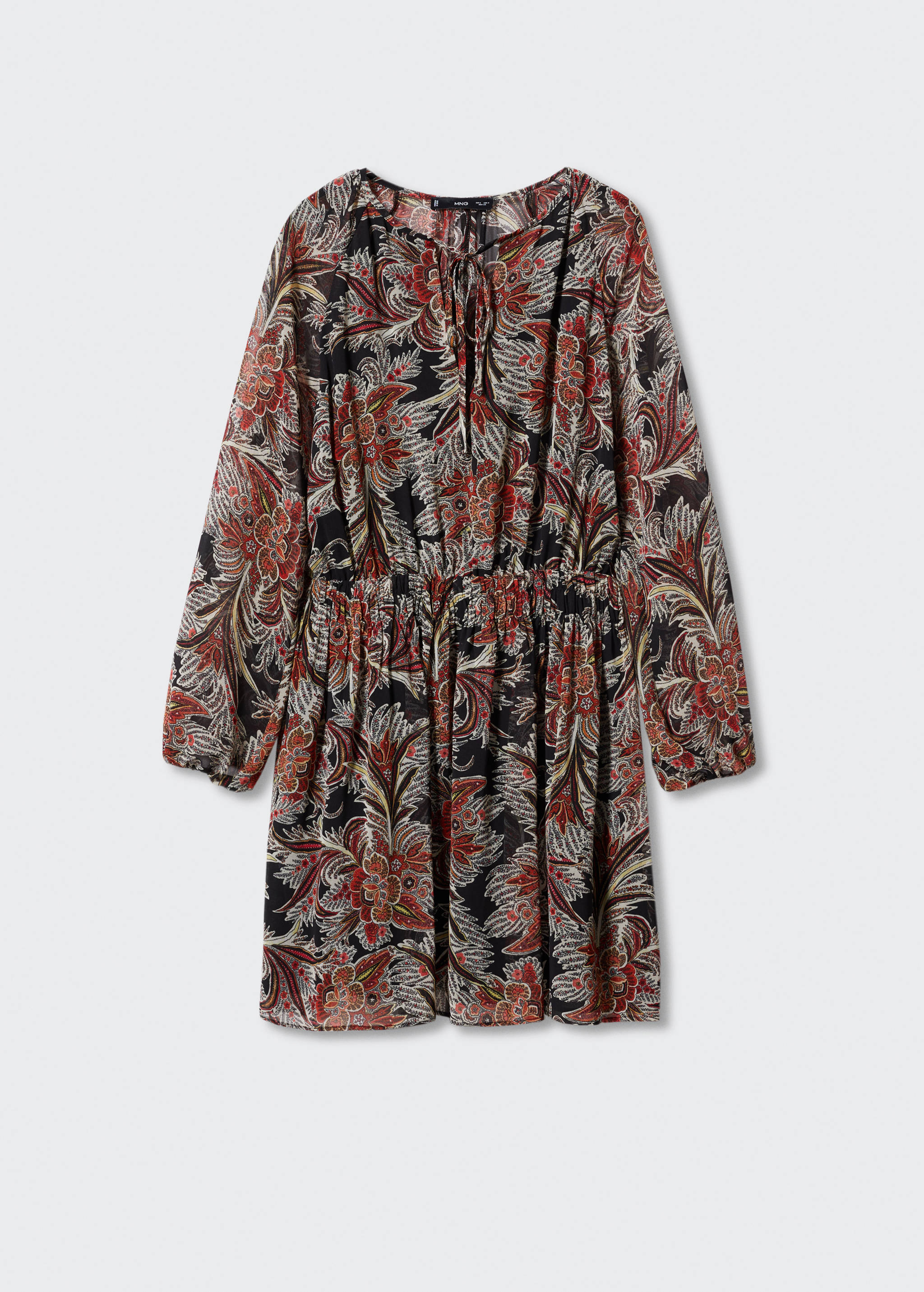 Floral chiffon dress - Article without model