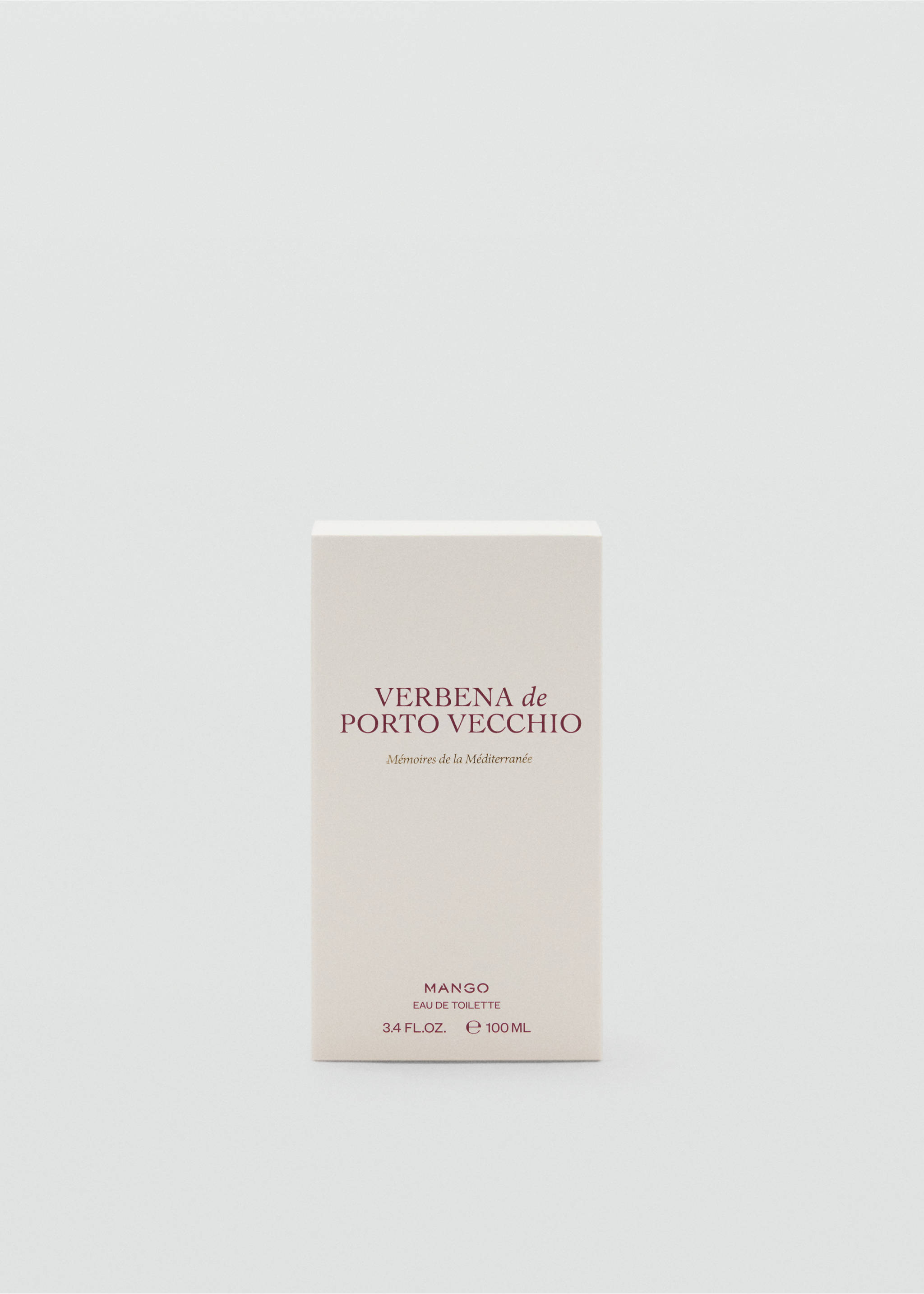 Caja de perfume eau de toilette Verbena de Porto Vecchio de 100 ml., Gris visón. Ref: 47091332-00.