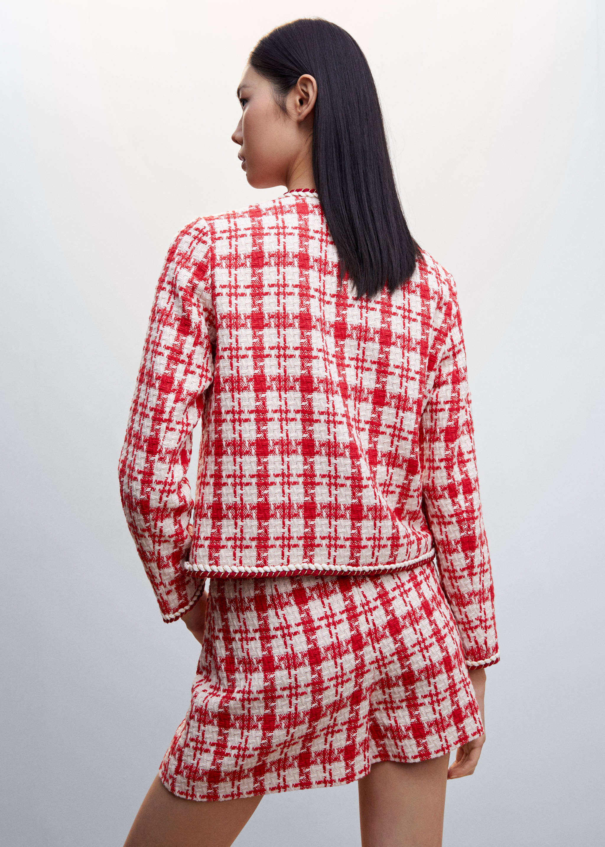 Tweed jacket with pockets - Reverse of the article