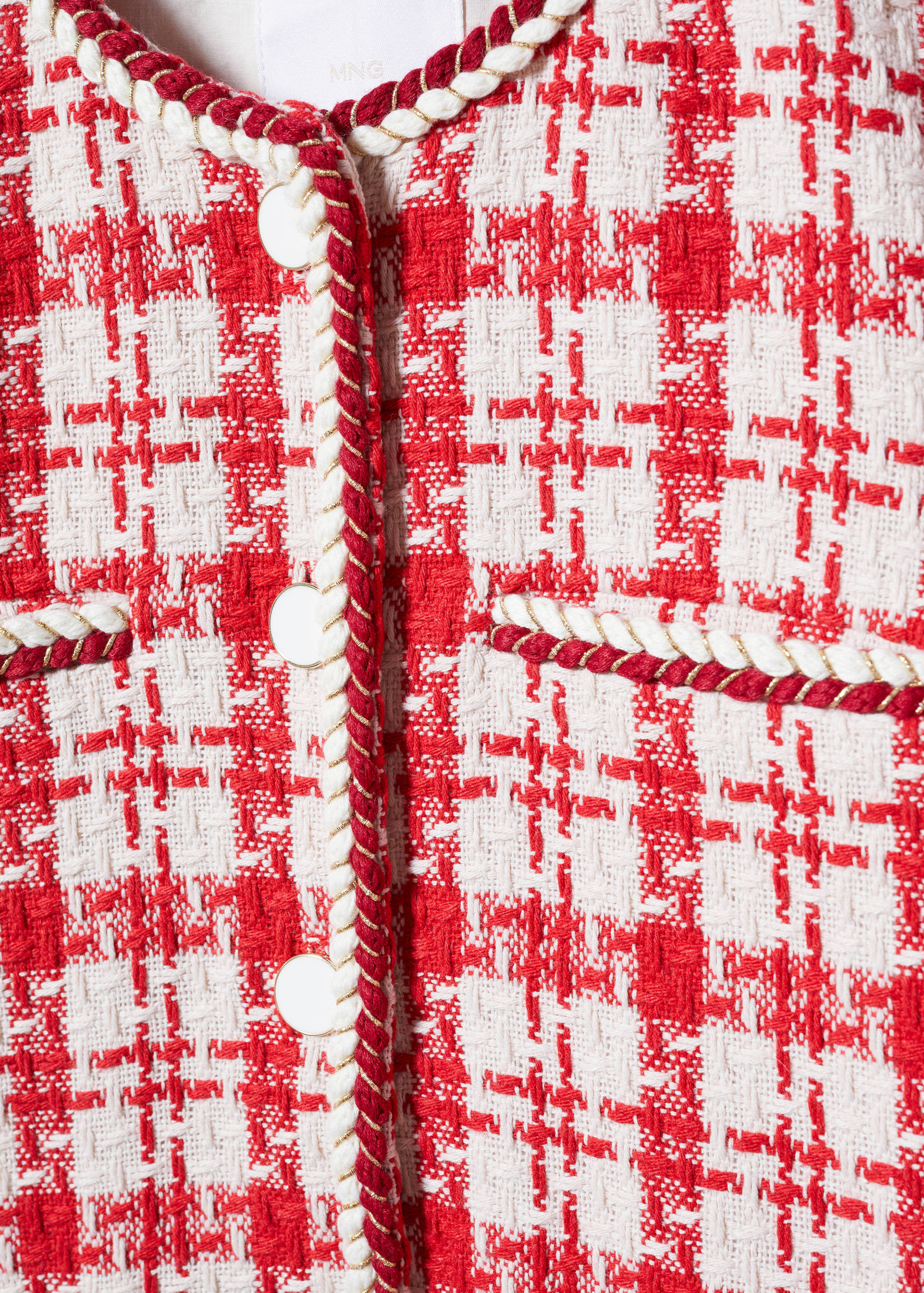 Tweed jacket with pockets - Details of the article 8