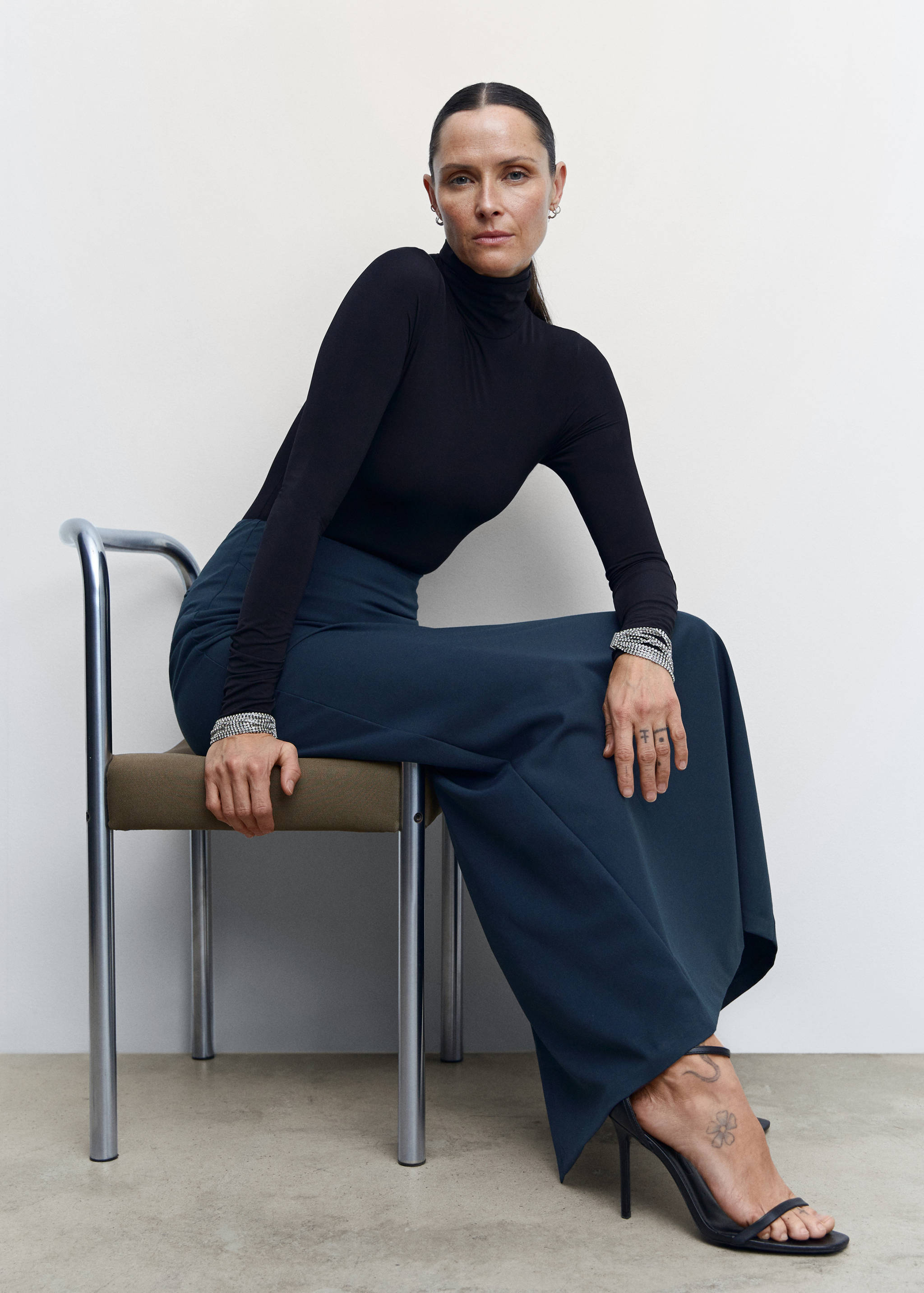 Flowy long skirt - Details of the article 2