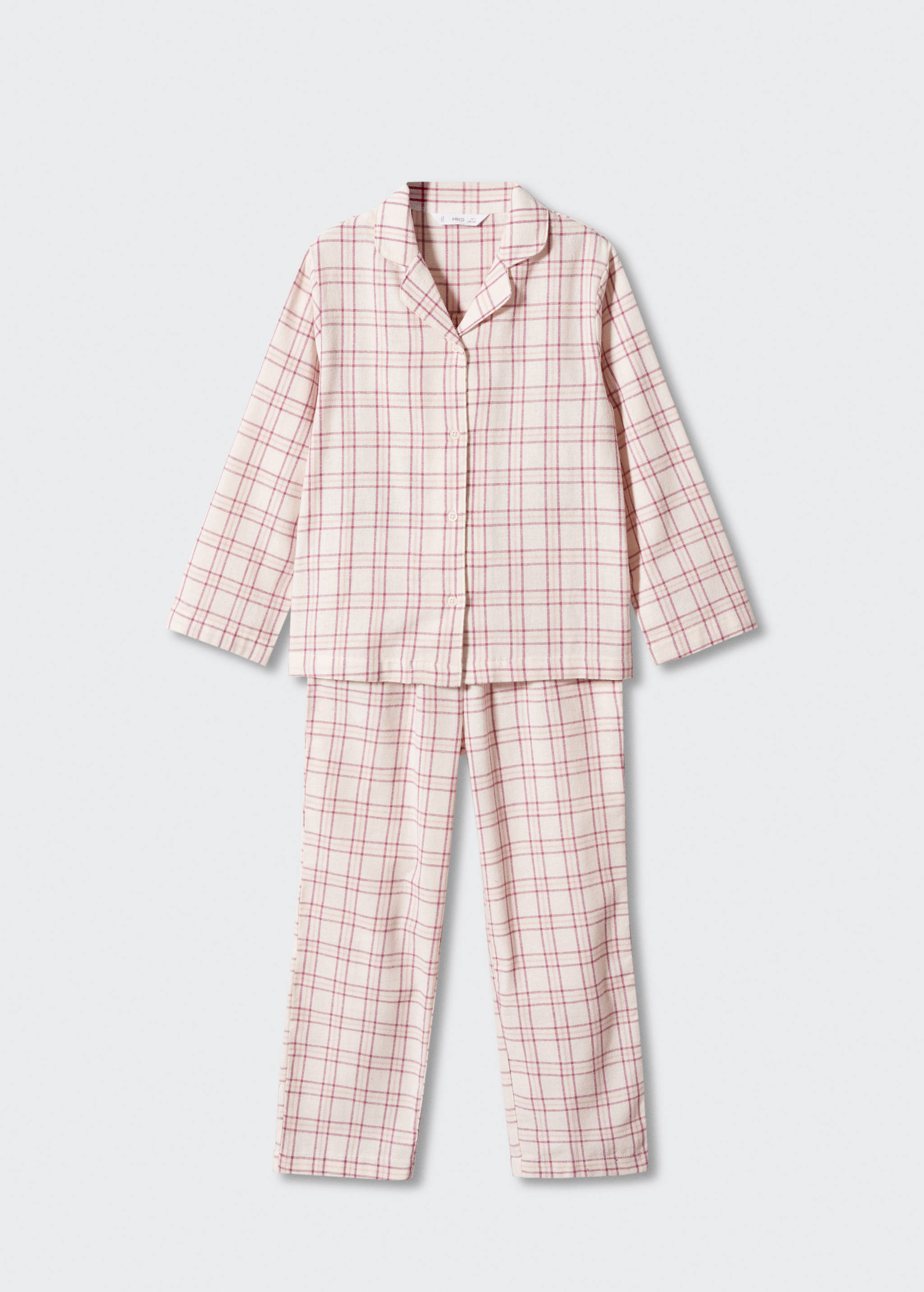 Two-pieces check long pyjamas - Details of the article 8