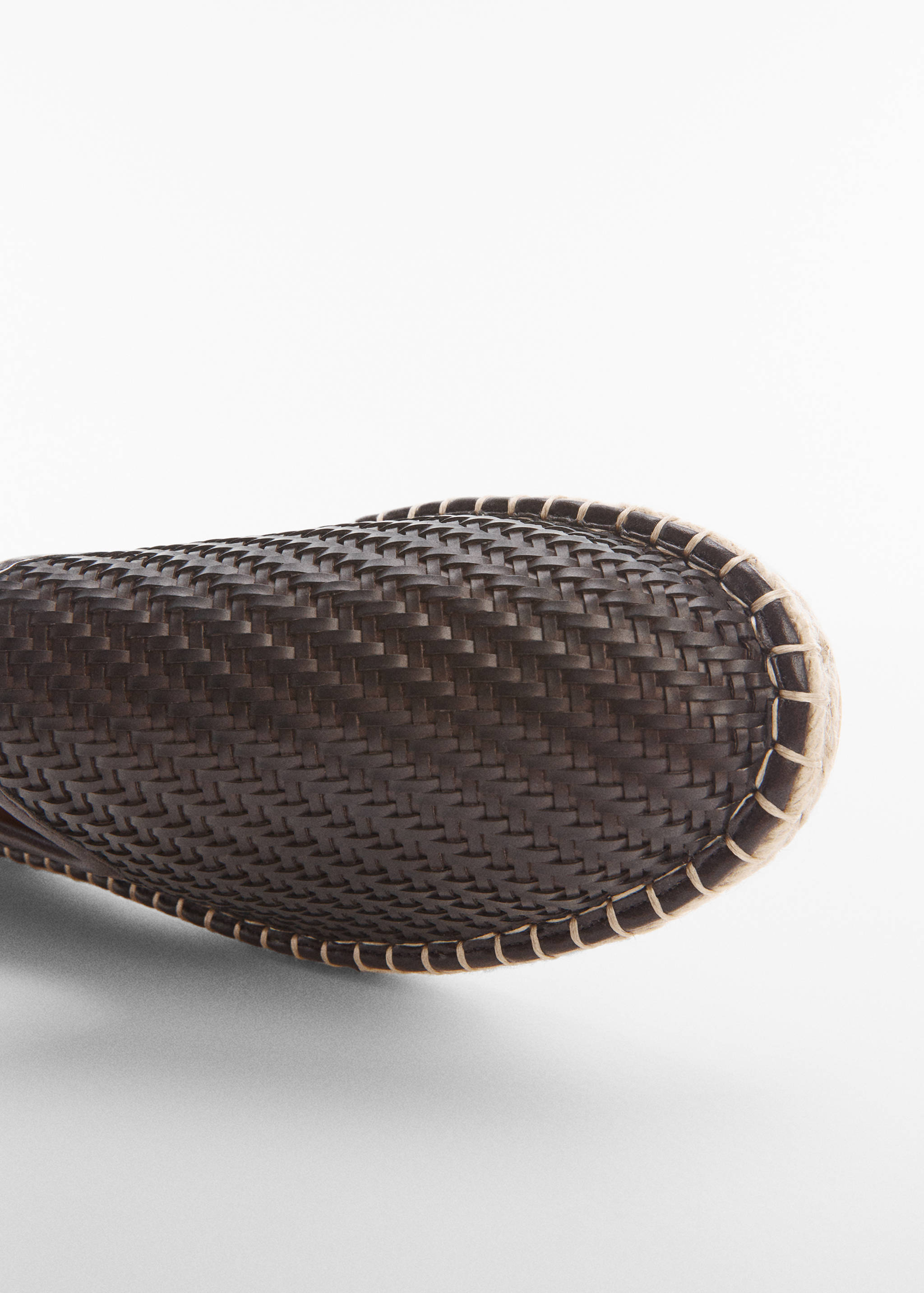 Плетеные эспадрильи из джута - Деталь изделия 1