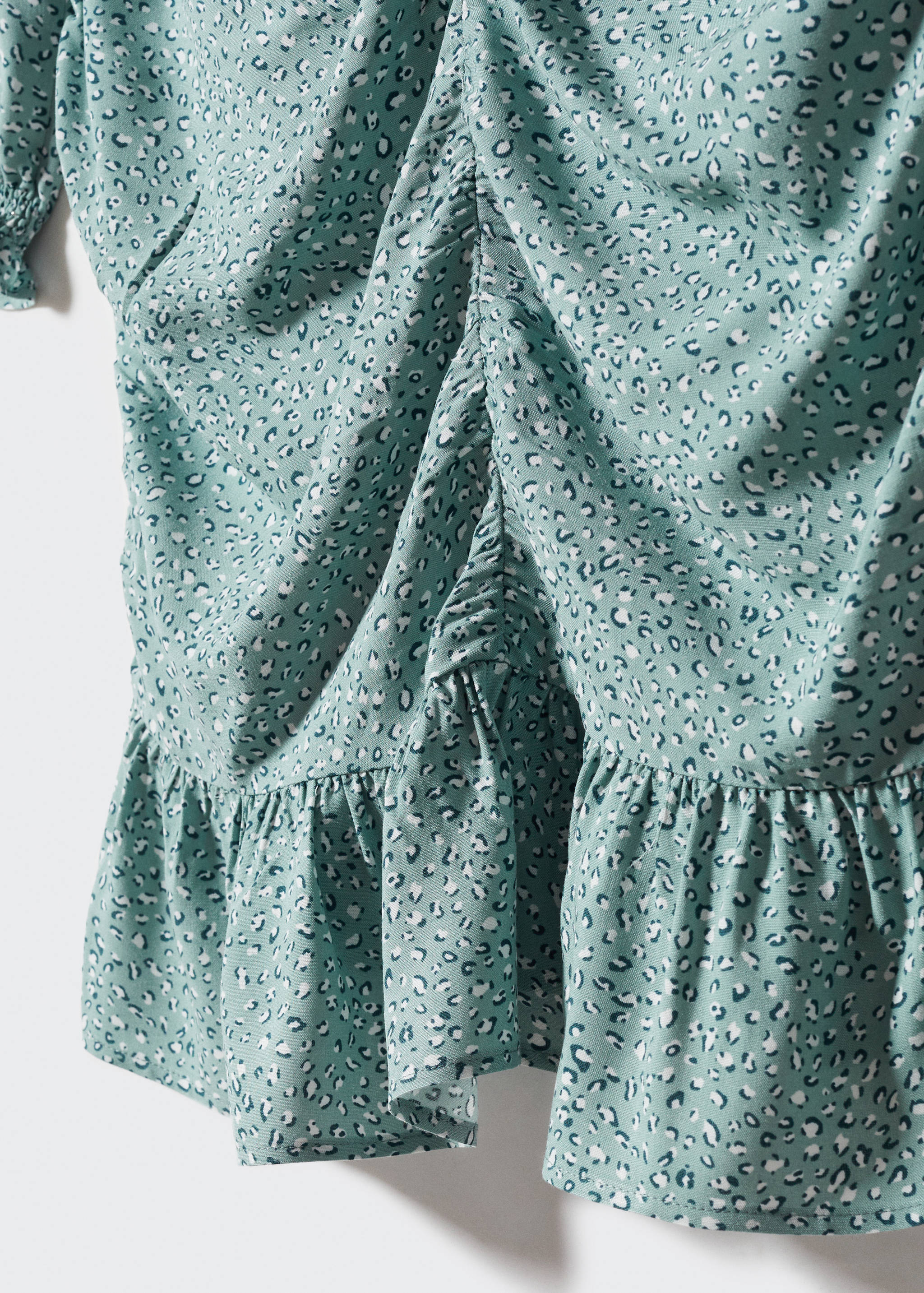 فستان مطبوع بأشكال حيوانات - تفاصيل المنتج 8