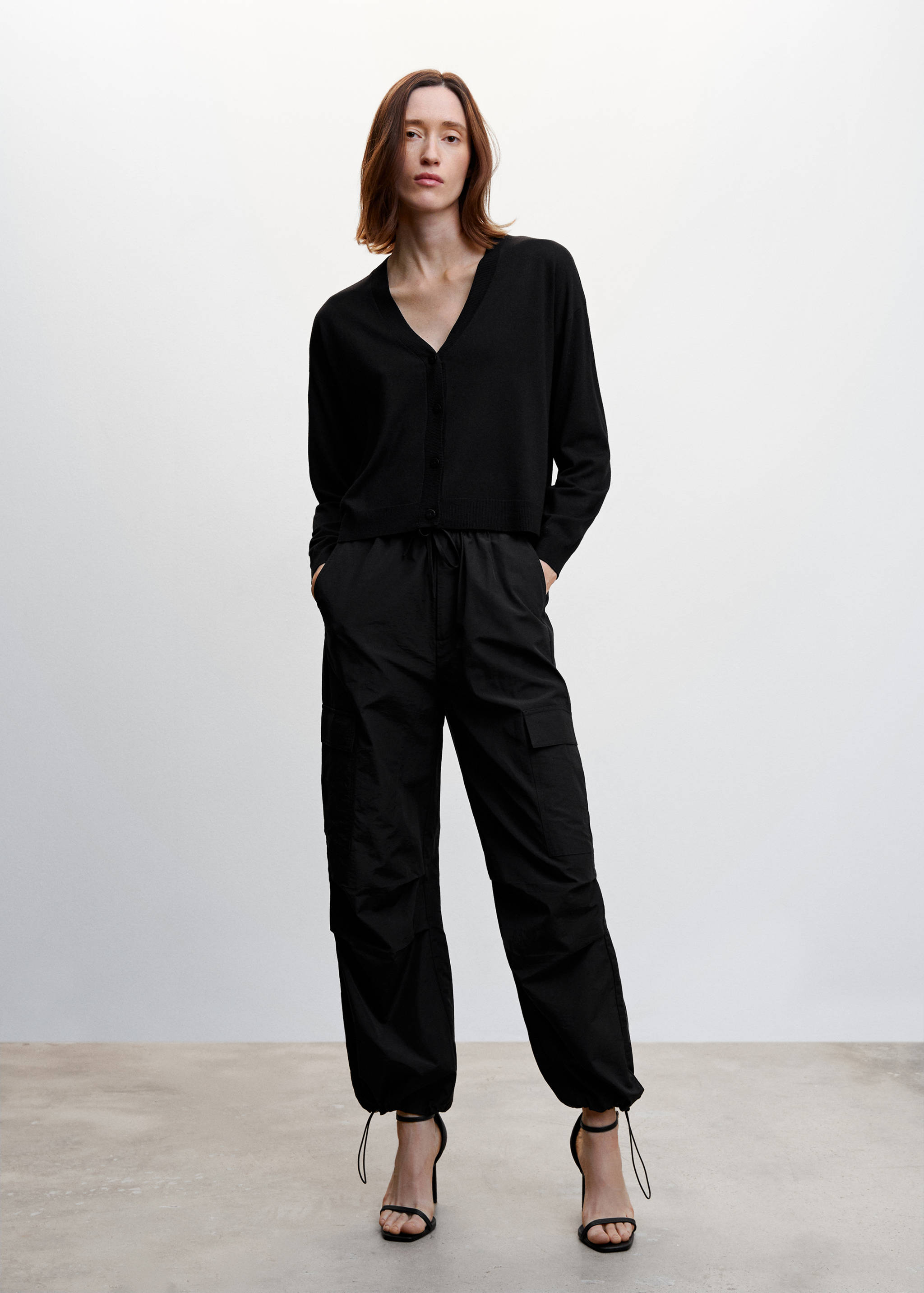 Cardigan maille fine - Plan général