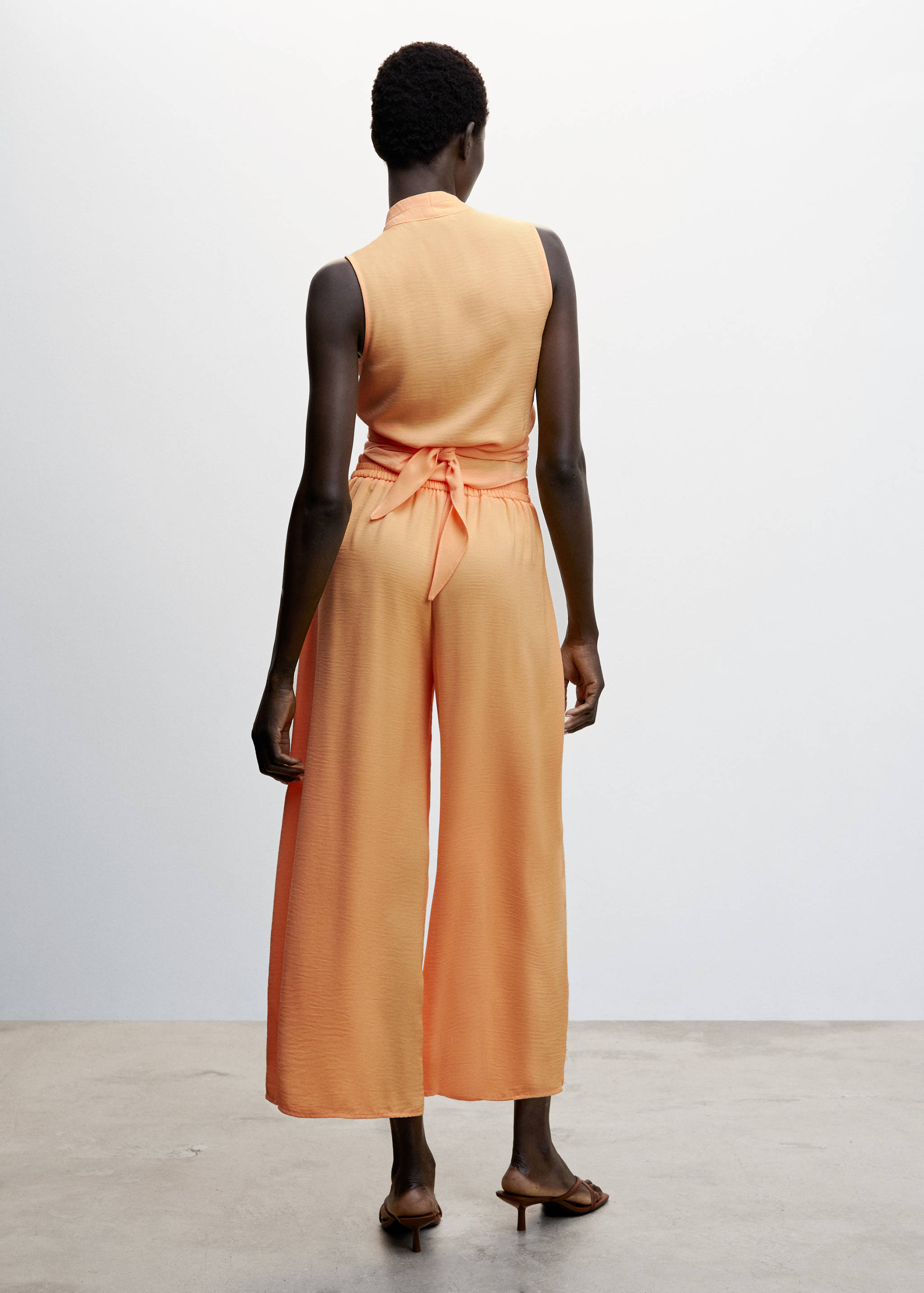 Pantalon fluide wideleg  - Verso de l’article