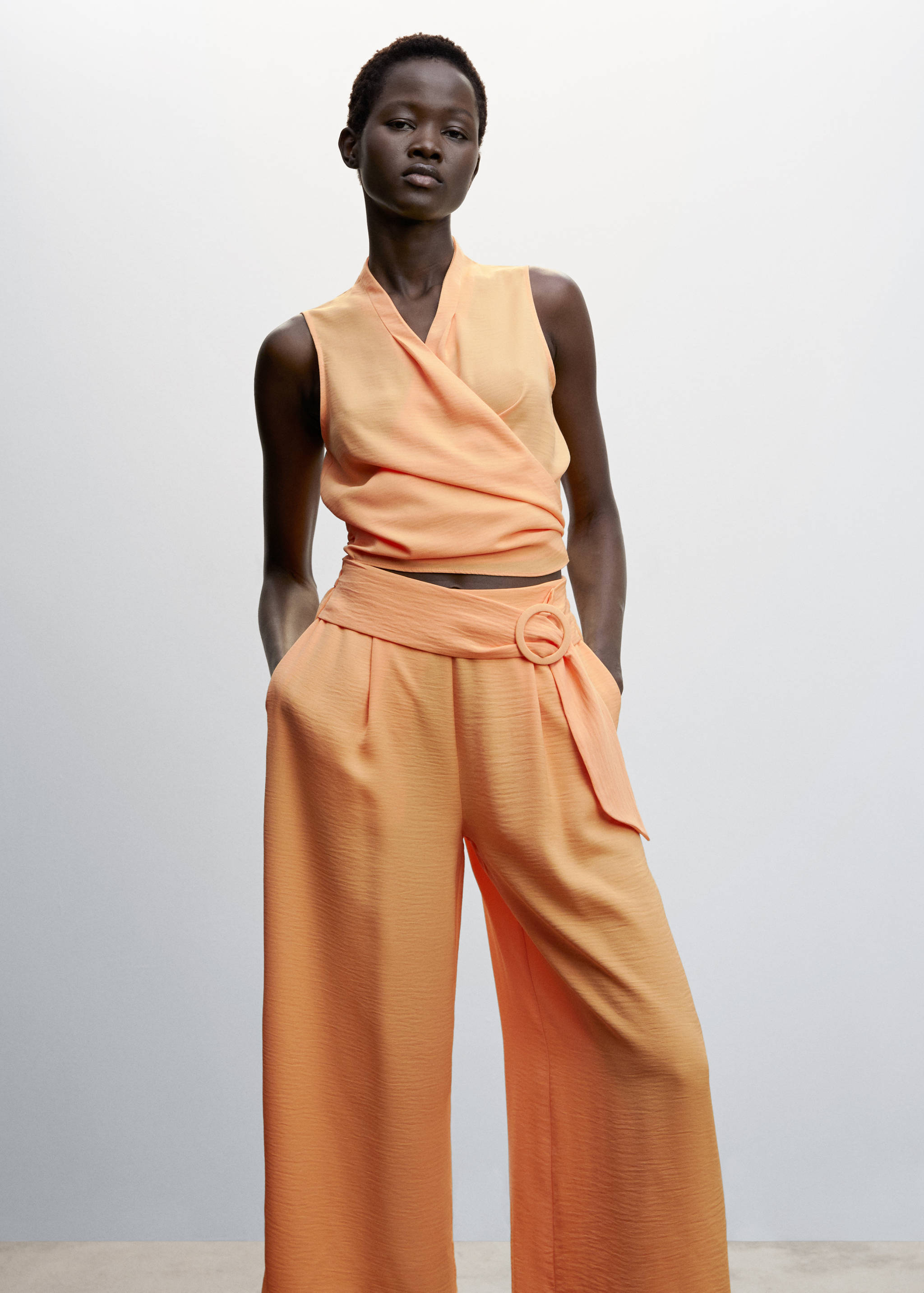 Pantalon fluide wideleg  - Détail de l'article 1