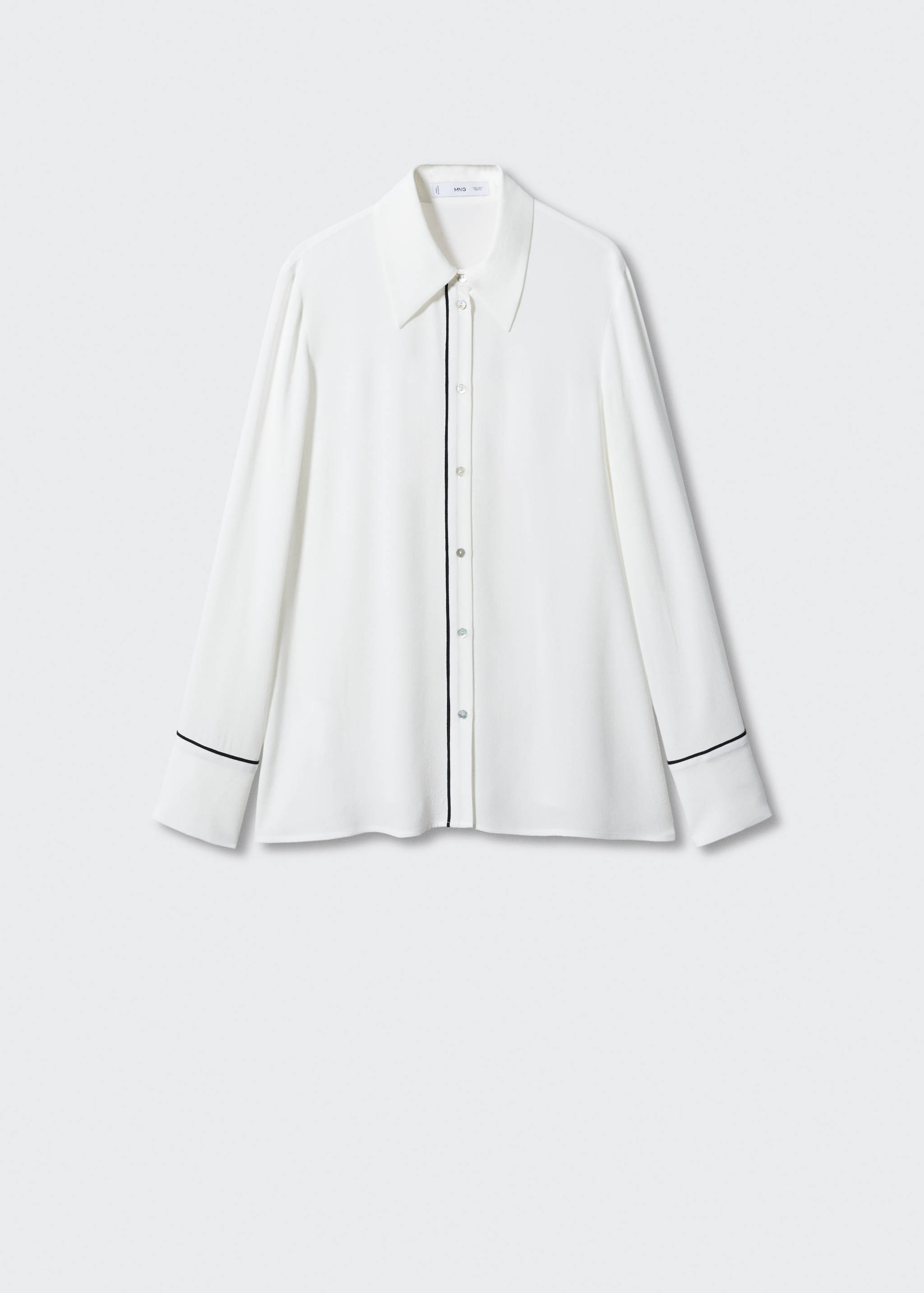 Contrast trim shirt - Article without model