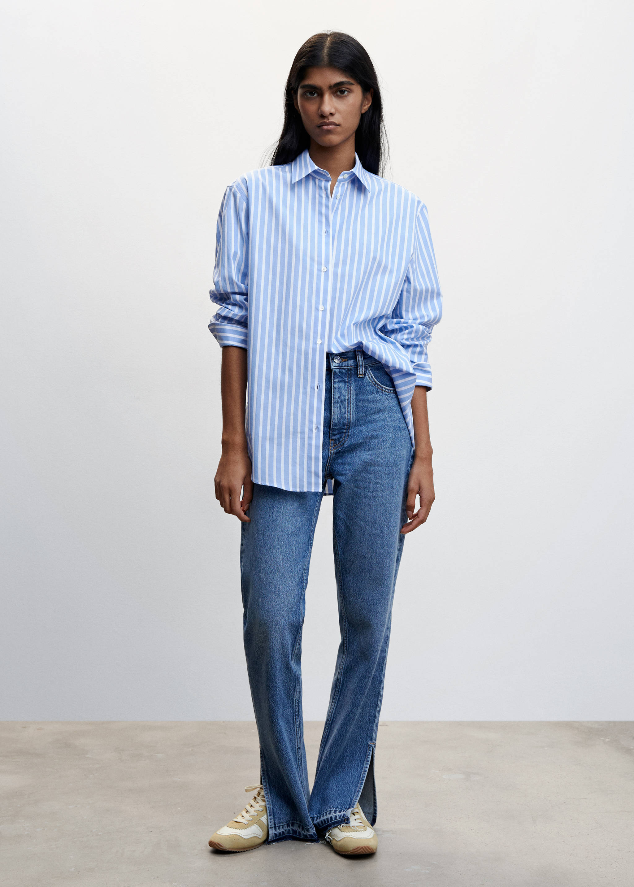 Oversize striped shirt - General plane