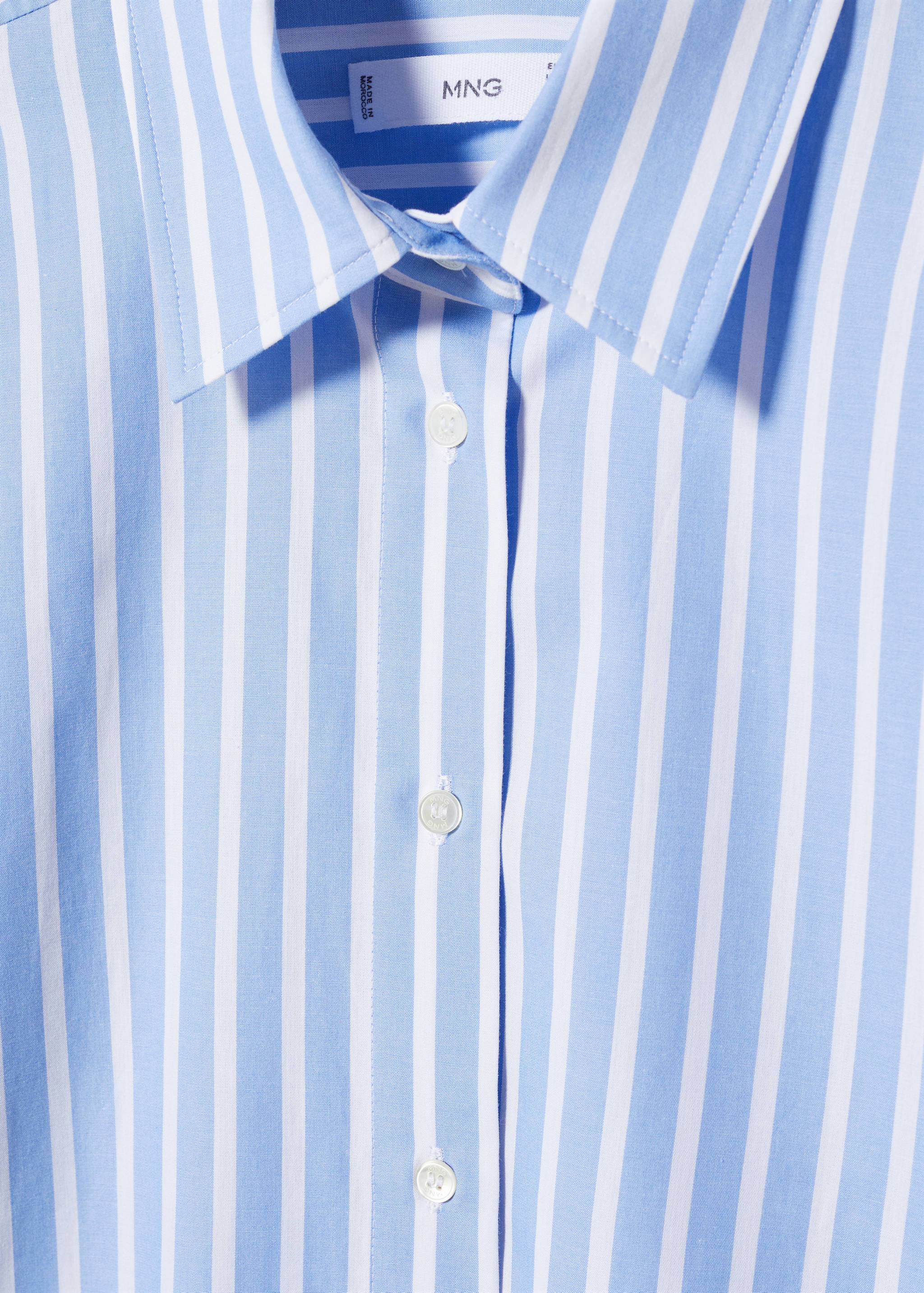 Oversize striped shirt - Details of the article 8