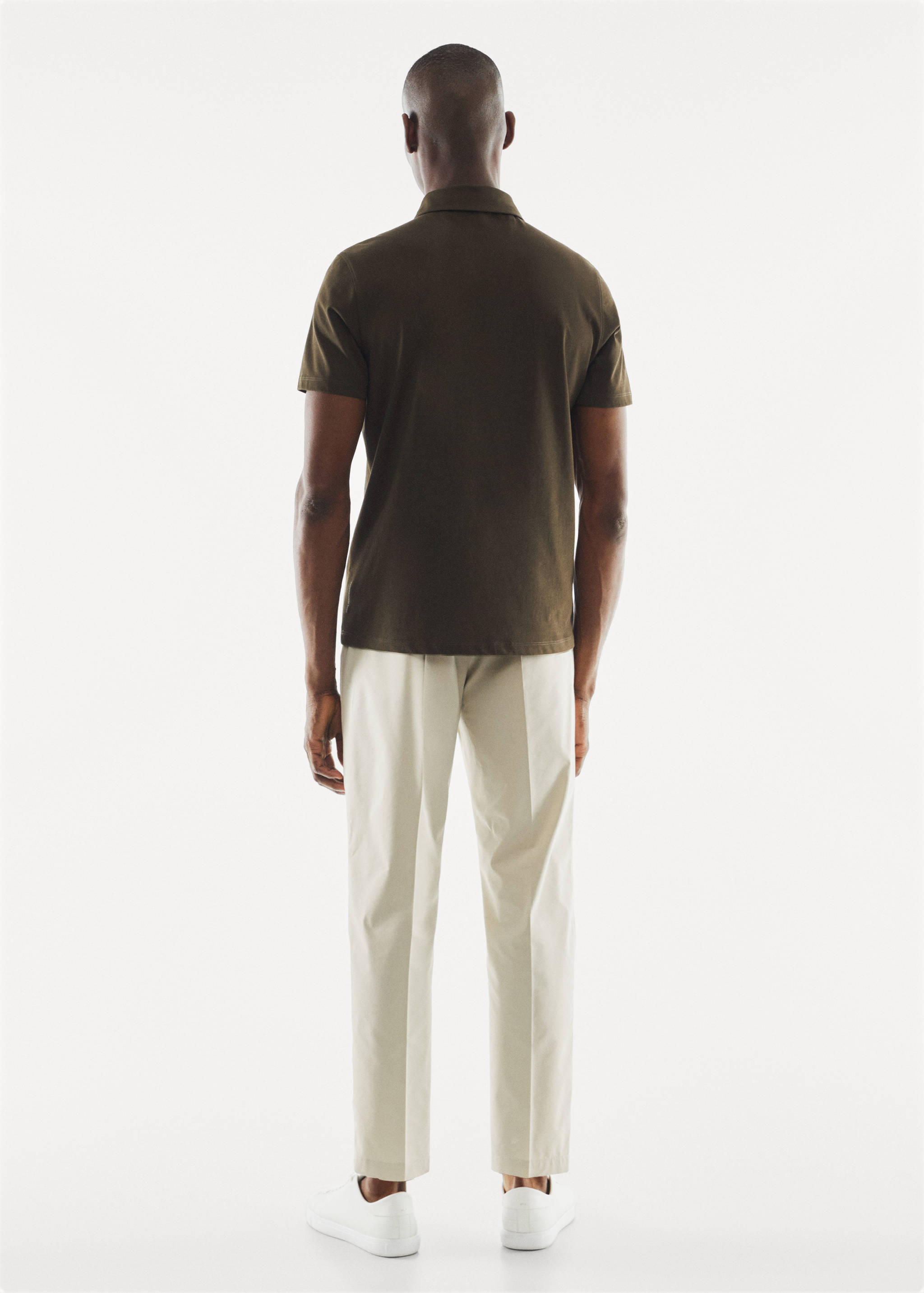 Polo coton zippé - Verso de l’article