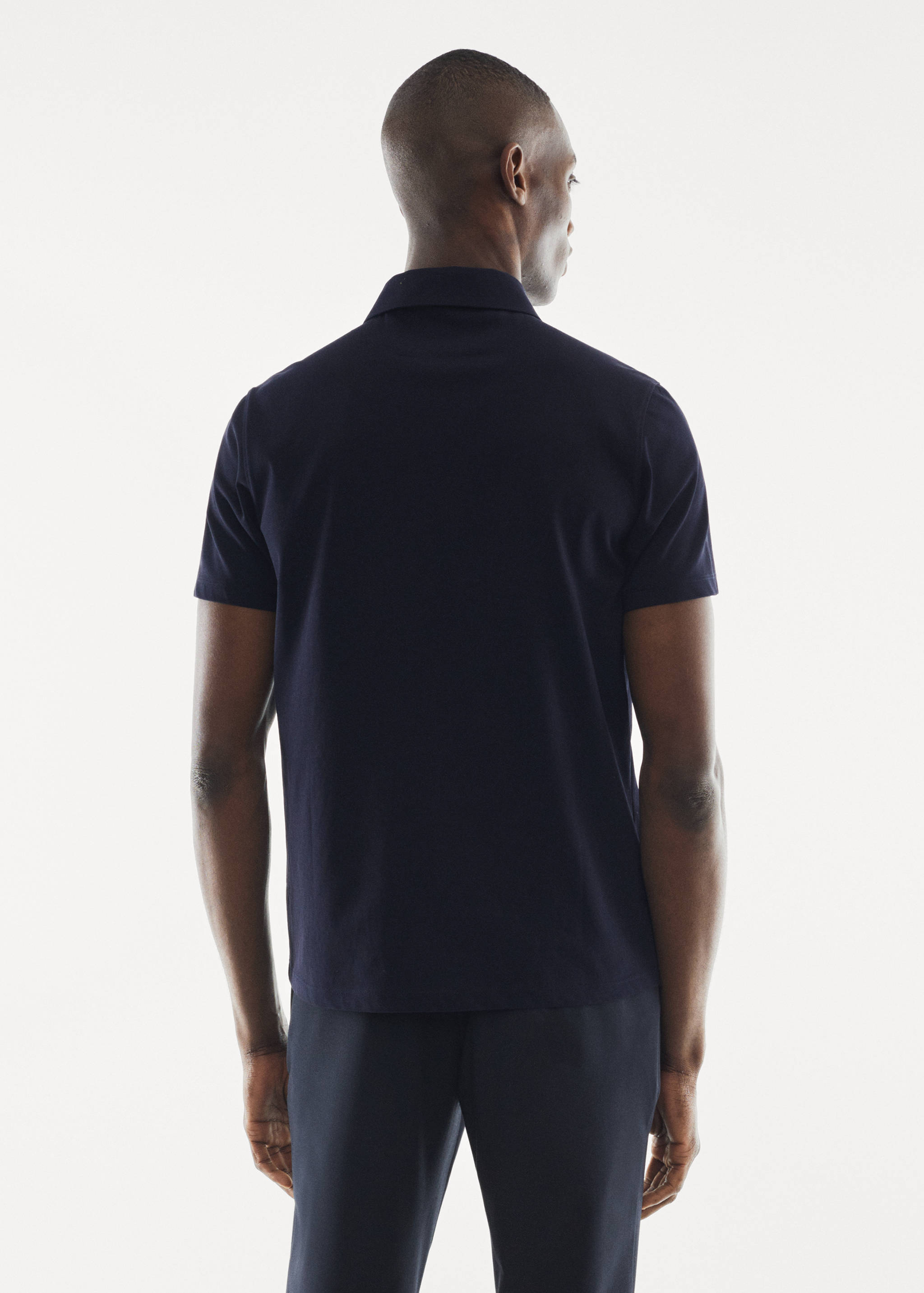 Polo coton zippé - Verso de l’article