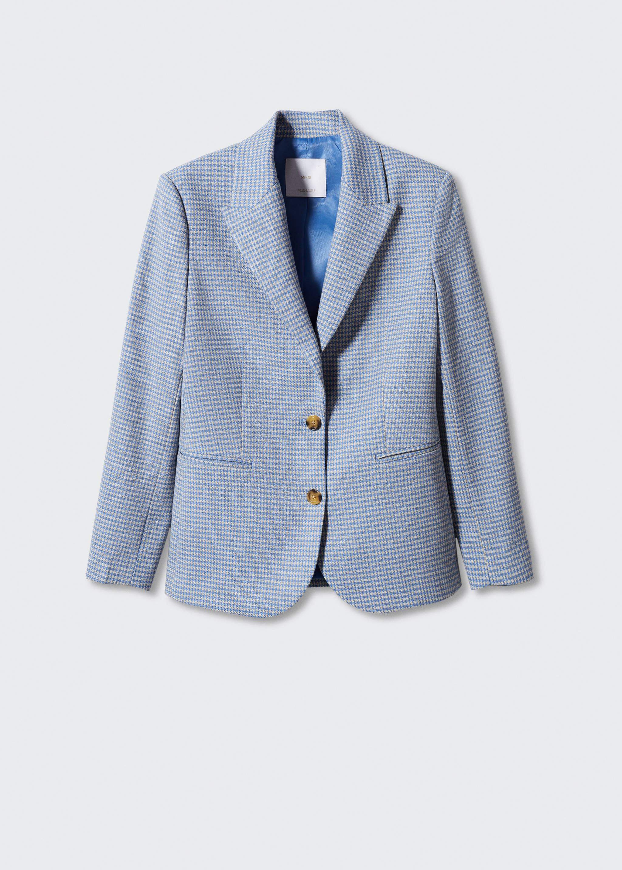 Houndstooth wool-blend blazer - Article without model