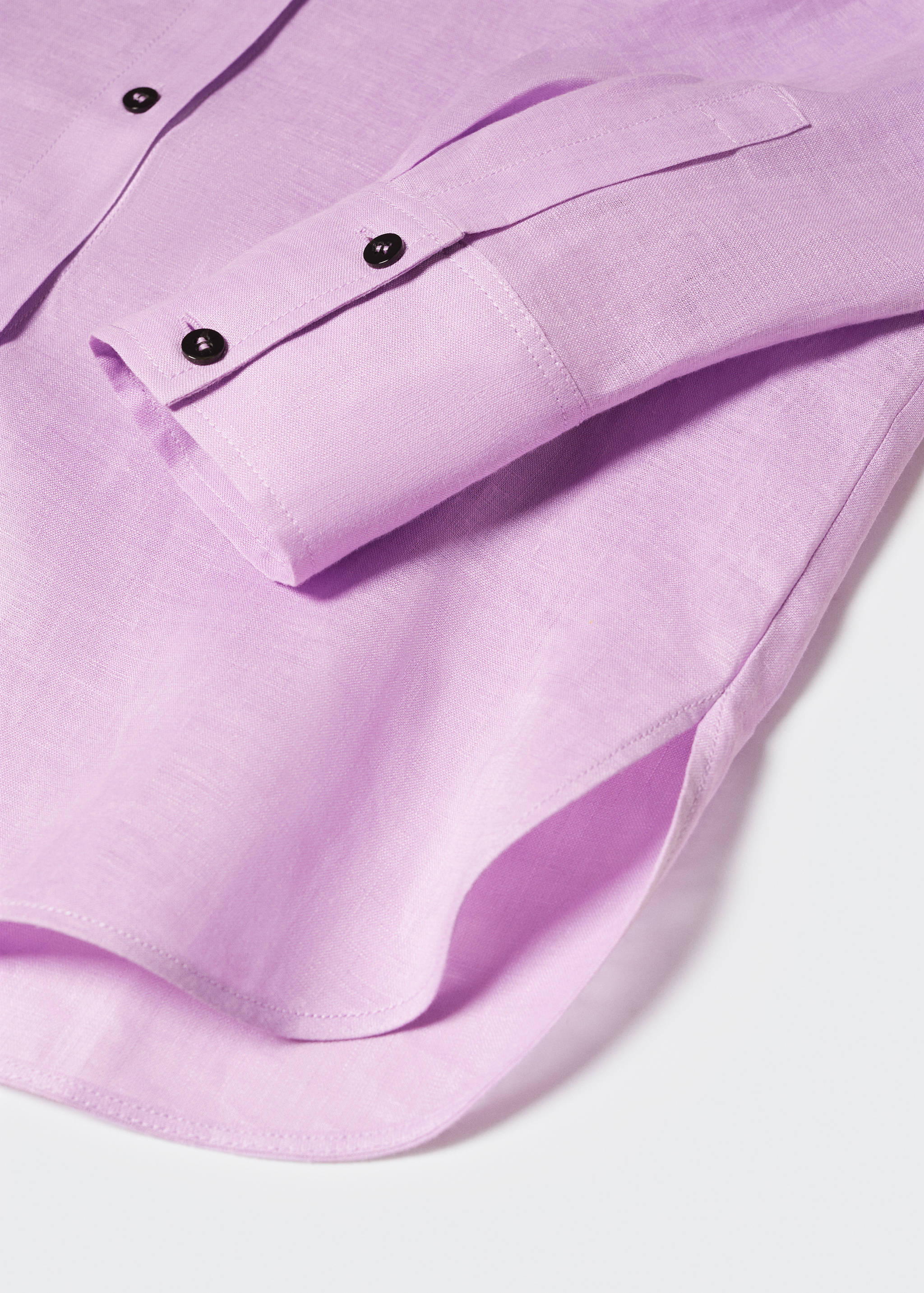 Linen 100% shirt - Details of the article 8