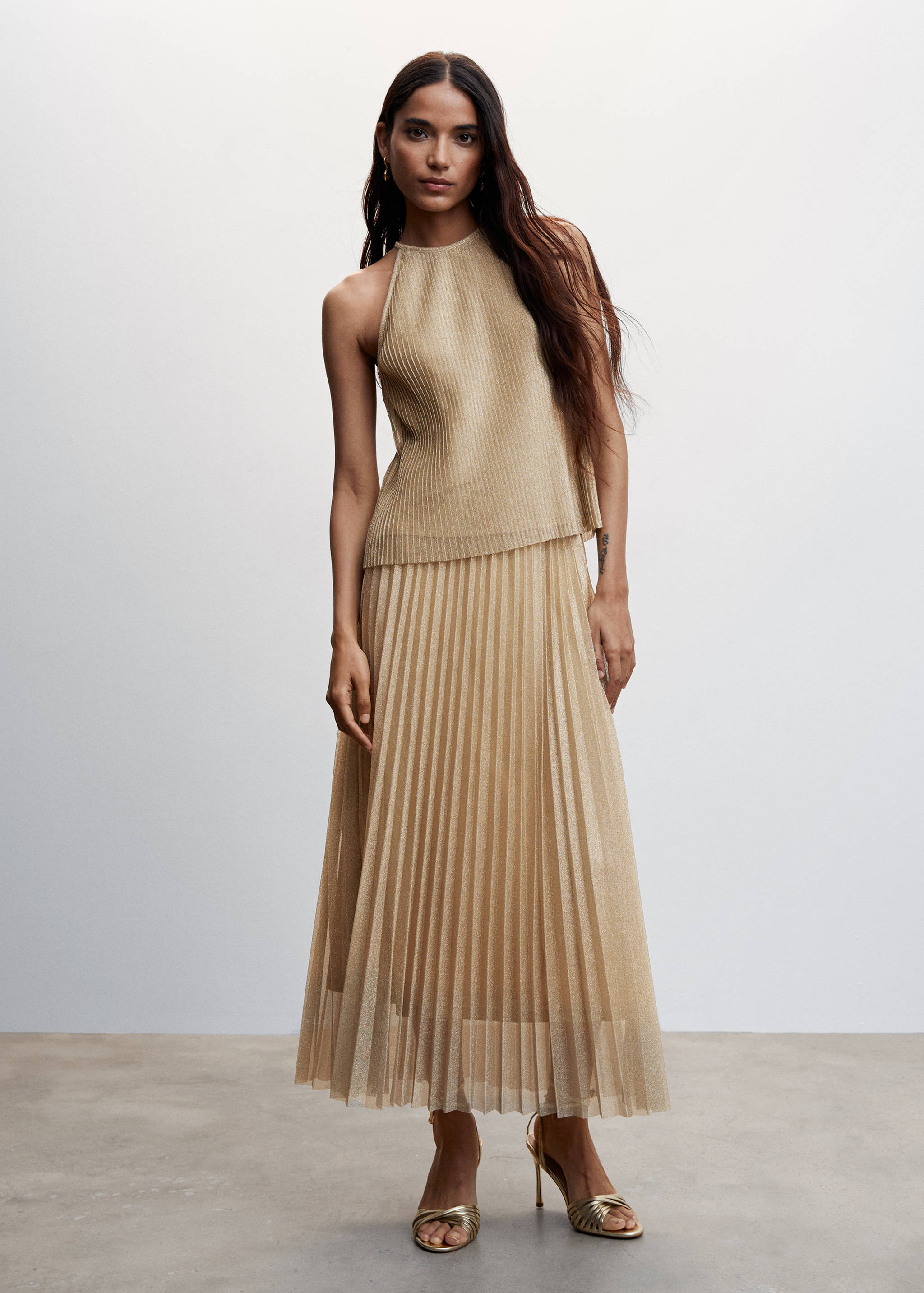 Top textura metalizada - Plano general