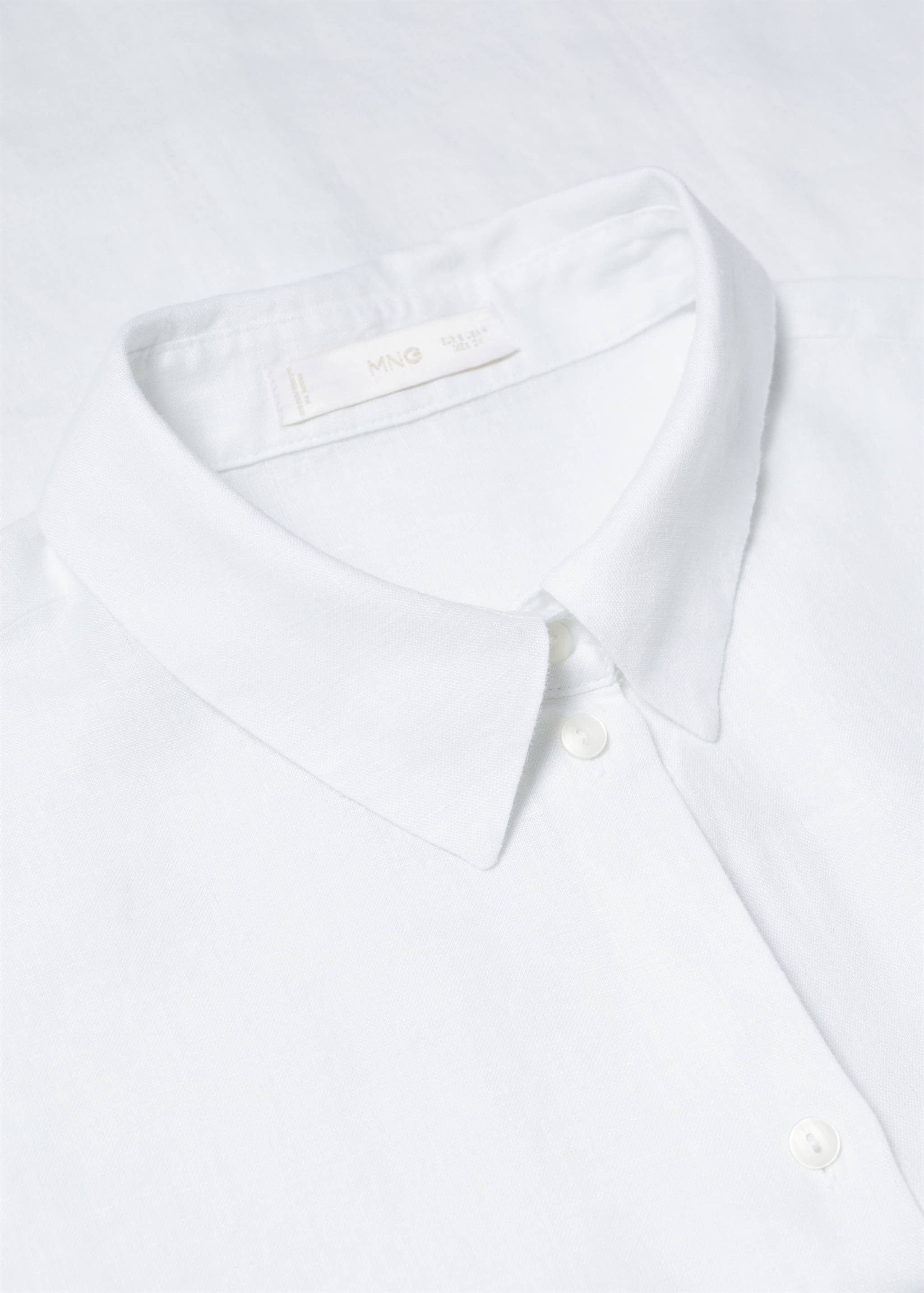 Рубашка 100% лен - Деталь изделия 8