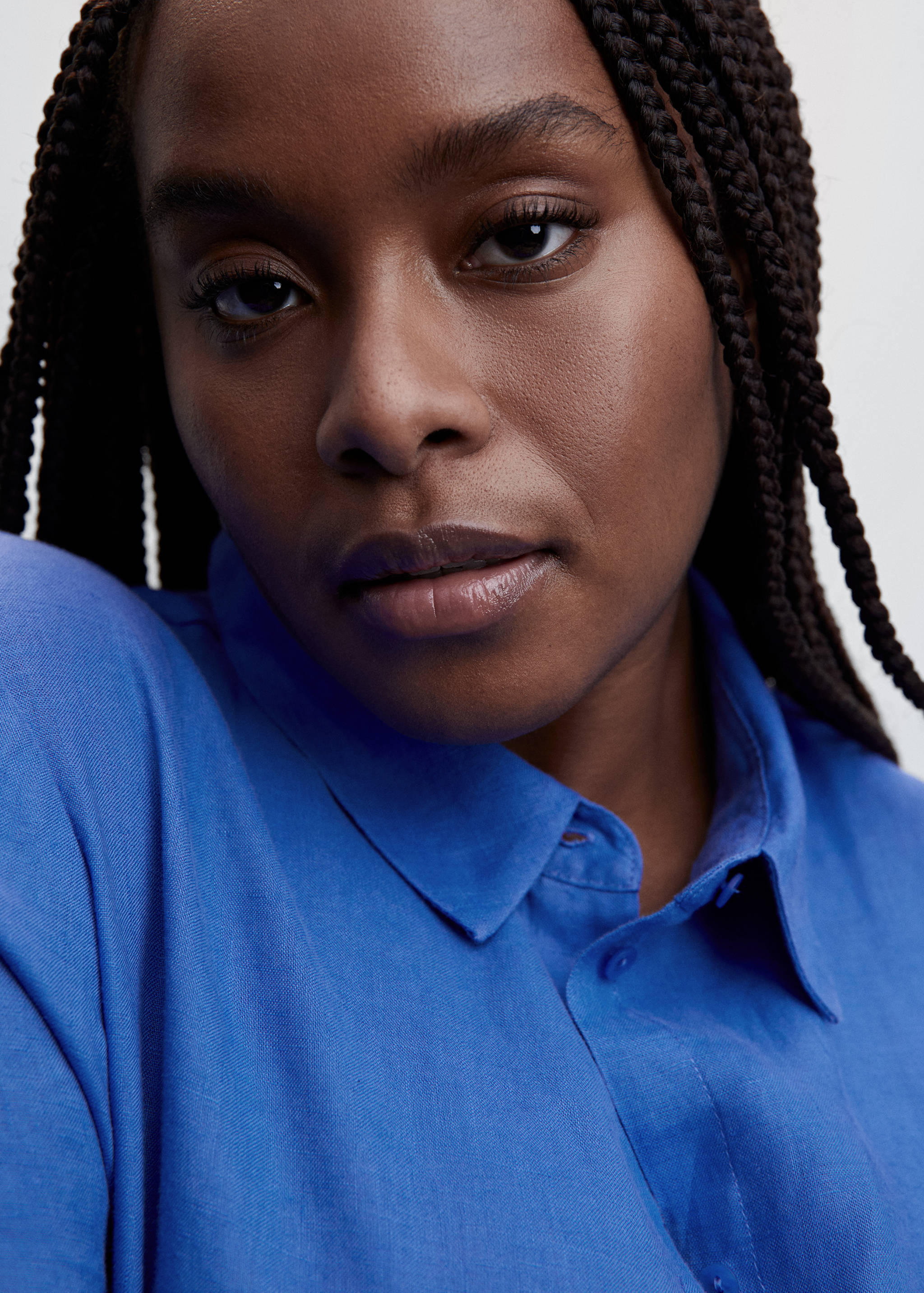 Рубашка 100% лен - Деталь изделия 4