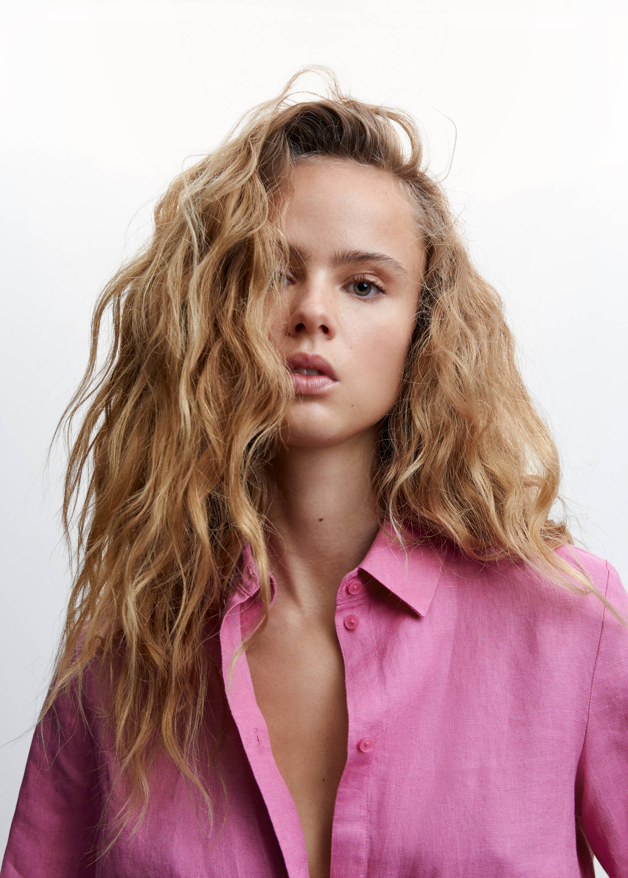 Рубашка 100% лен - Деталь изделия 1